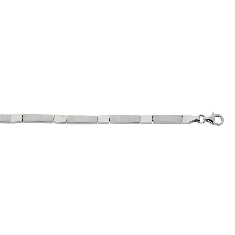 Zilveren armband fantasie mat glans 3.4mm