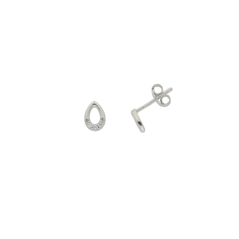 GLOW - 106.1060.00 - Oorstekers - Zilver - Zirkonia