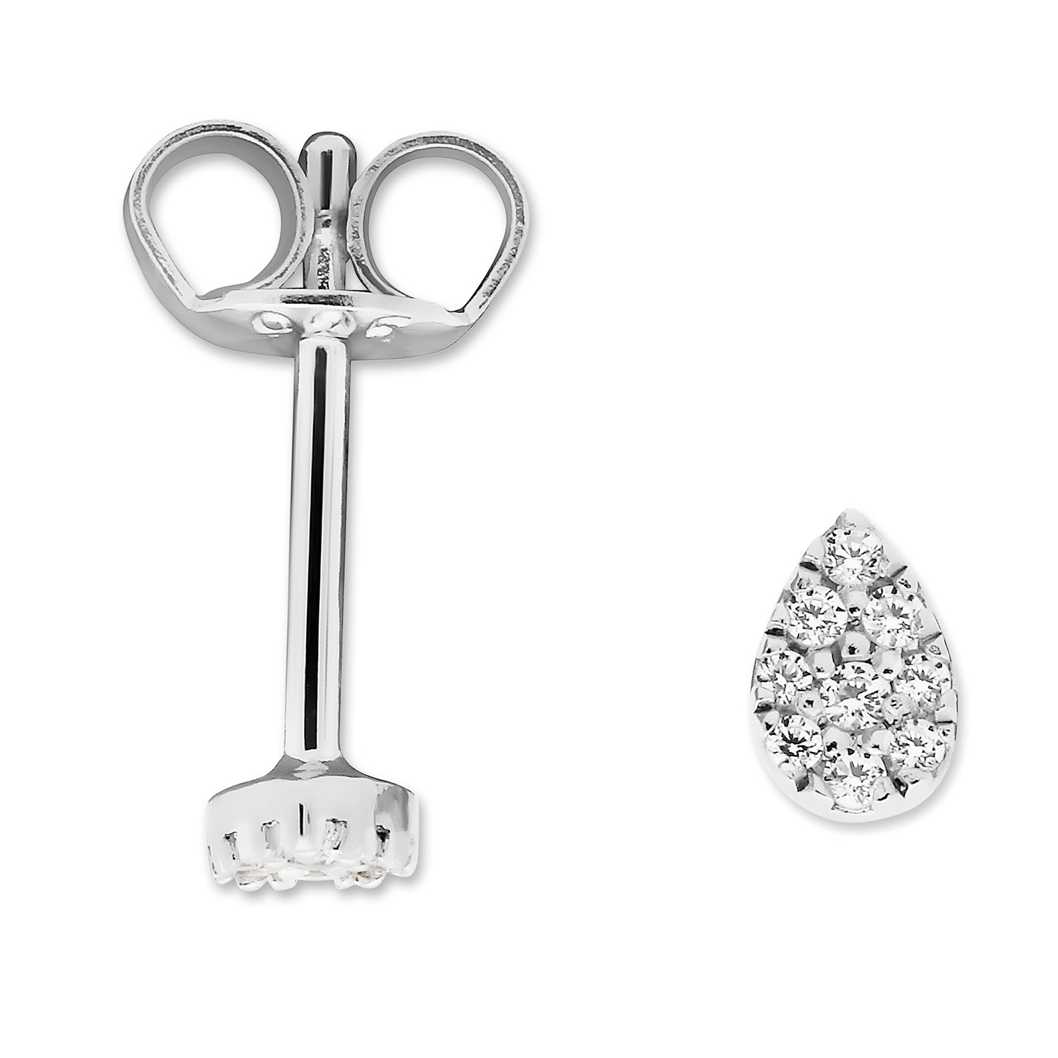 GLOW - 106.1469.00 - Oorstekers - Zilver - Zirkonia