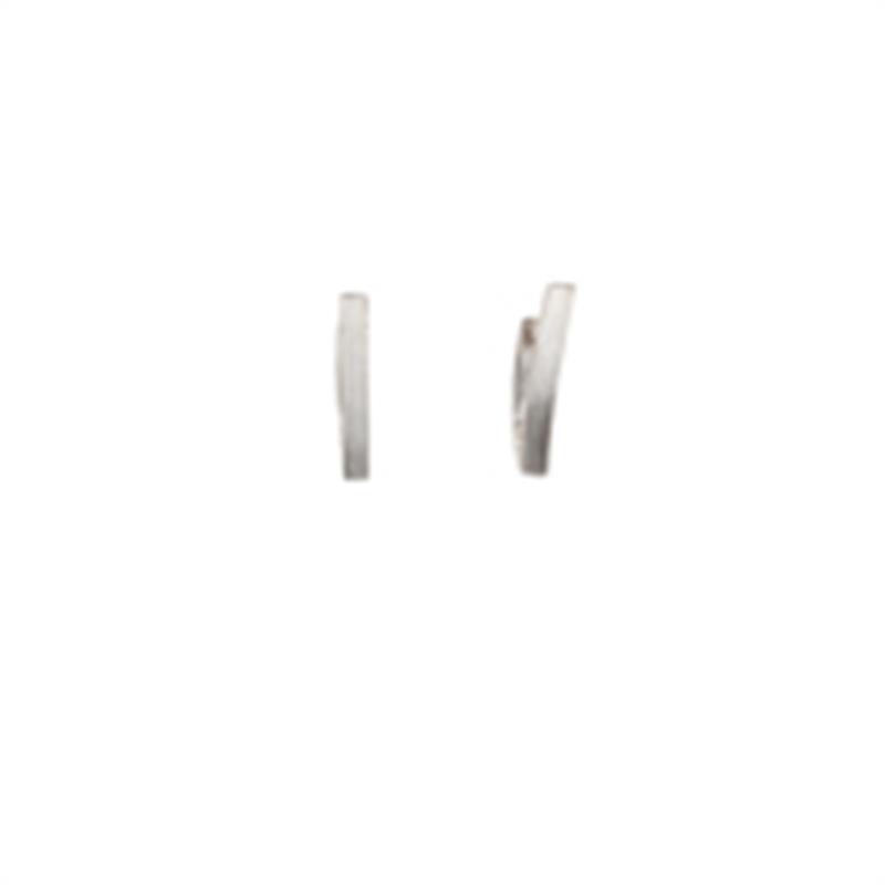 GLOW - 107.6293.00 - Oorringen met klapsluiting - Zilver