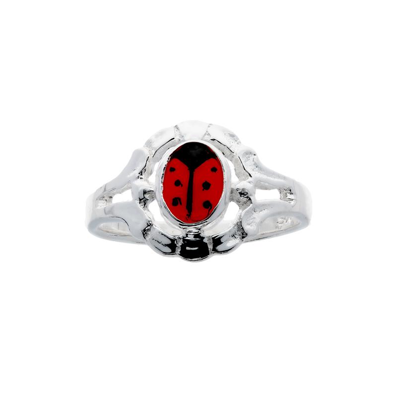 925 sterling zilveren fantasiering uit de Lilly collectie. Deze schattige zilveren kinderring is voorzien van een lieveheersbeestje gezet met rode emaille en een glanzend poli afwerking. Leuk en makkelijk te combineren met vele andere ladybird artikelen uit de Lilly collectie.
 
Lilly - kinder sieraden 
Meisjes zijn nieuwsgierig, een tikkeltje eigenwijs en hebben vaak op jonge leeftijd al een eigen stijl. LillyAs sieradencollectie biedt kindersieraden voor de allerkleinsten, maar ook voor grote stoere meiden! LillyAs sieraden zien er fantastisch uit en zijn sterk genoeg voor ieder avontuur! Met de nieuwe collectie van Lilly valt eindeloos te fantaseren en combineren. Oorbelletjes met de vrolijkste kleuren en kettinkjes met alpacaAs of spetterende glitters!
  
Specificaties
  - 111.0005.44
  - Ring
  - 925 Sterling Zilver
  - Maat 44