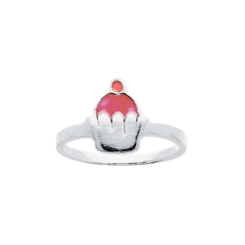 Een eerste ring is voor een klein meisje altijd een groot feest. In deze 925 sterling zilveren ring uit de Lilly collectie zit een heerlijke cupcake verwerkt. Het cupcakje is voorzien van roze en witte emaille. Tip: is de ring nog te groot voor om de ringvinger? Draag de ring dan eerst om de middelvinger. De kids groeien zo snel dat de ring vanzelf om de ringvinger past.
 
Lilly - kinder sieraden 
Meisjes zijn nieuwsgierig, een tikkeltje eigenwijs en hebben vaak op jonge leeftijd al een eigen stijl. LillyAs sieradencollectie biedt kindersieraden voor de allerkleinsten, maar ook voor grote stoere meiden! LillyAs sieraden zien er fantastisch uit en zijn sterk genoeg voor ieder avontuur! Met de nieuwe collectie van Lilly valt eindeloos te fantaseren en combineren. Oorbelletjes met de vrolijkste kleuren en kettinkjes met alpacaAs of spetterende glitters!
  
Specificaties
  - 111.6074.42
  - Ring
  - 925 Sterling Zilver
  - 13.25 mm / maat 42