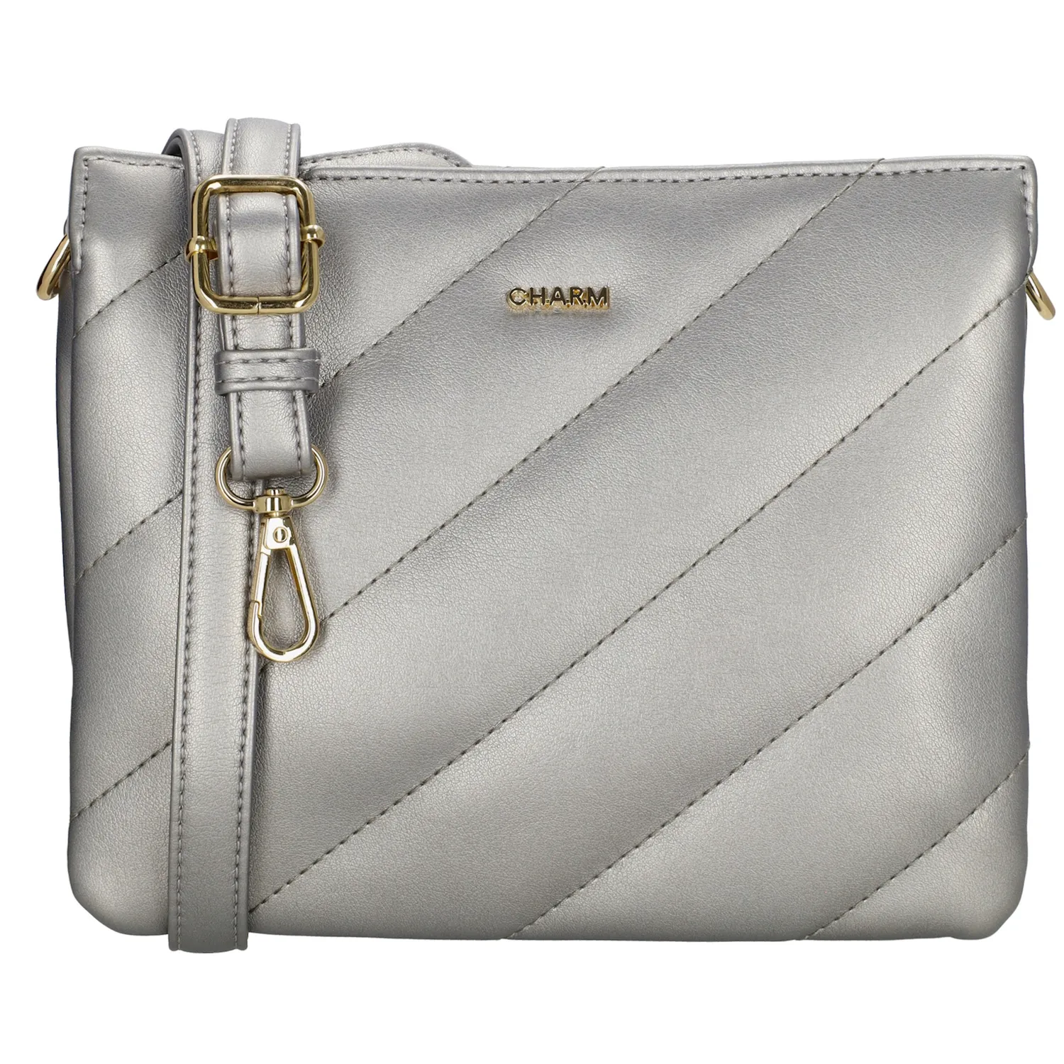 Deze Via Dante schoudertas van Charm London is een perfecte combinatie van stijl en functionaliteit. Het hoofdvak is verdeeld in drie compartimenten, die samen worden afgesloten met één rits. Daarnaast heeft de tas twee insteekvakken en een ritsvak aan de binnenkant, evenals een extra ritsvak aan de achterkant voor snelle toegang. De tas wordt geleverd met een verstelbare en afneembare schouderband voor optimaal draagcomfort.

Kenmerken:

Drie compartimenten in het hoofdvak, afgesloten met één rits
Twee insteekvakken en een ritsvak aan de binnenkant
Ritsvak aan de achterkant
Verstelbare en afneembare schouderband