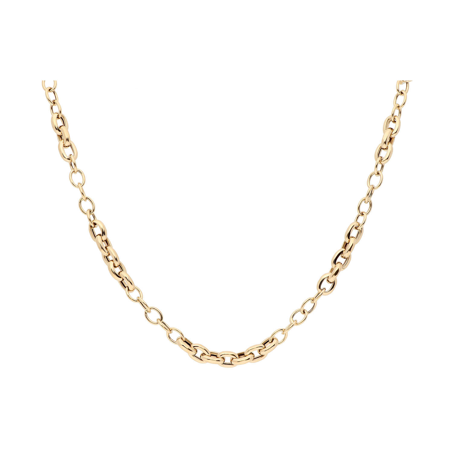 Dit schakelcollier van Glow past perfect in je sieradencollectie! Gemaakt van 14 karaat goud en een totale lengte van 45cm. Draag het collier basic of combineer hem met meerdere sieraden voor een complete look.

GLOW
Benadruk jouw stijl met de verfijnde sieraden van GLOW en laat je inspireren door de uitgebreide collectie 14 karaats gouden sieraden van de hoogste Europese kwaliteit. Ontworpen om elke dag te dragen. Naast tijdloze ontwerpen bestaat de collectie ook uit hippe sieraden; zoals minimalistische gouden collieren en grafische oorknopjes. Wil je een beetje extra stralen? Kies dan voor flonkerende zirkonia of ga voor luxe met onze geraffineerde diamanten sieraden.
  
  Specificaties
  - 202.2229.19
  - Collier
  - 14 karaat geelgoud
  - Verstelbare lengte: 42 - 45cm
