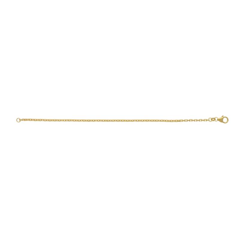 14k Gouden Anker Armband 2mm 19cm massief 204203419