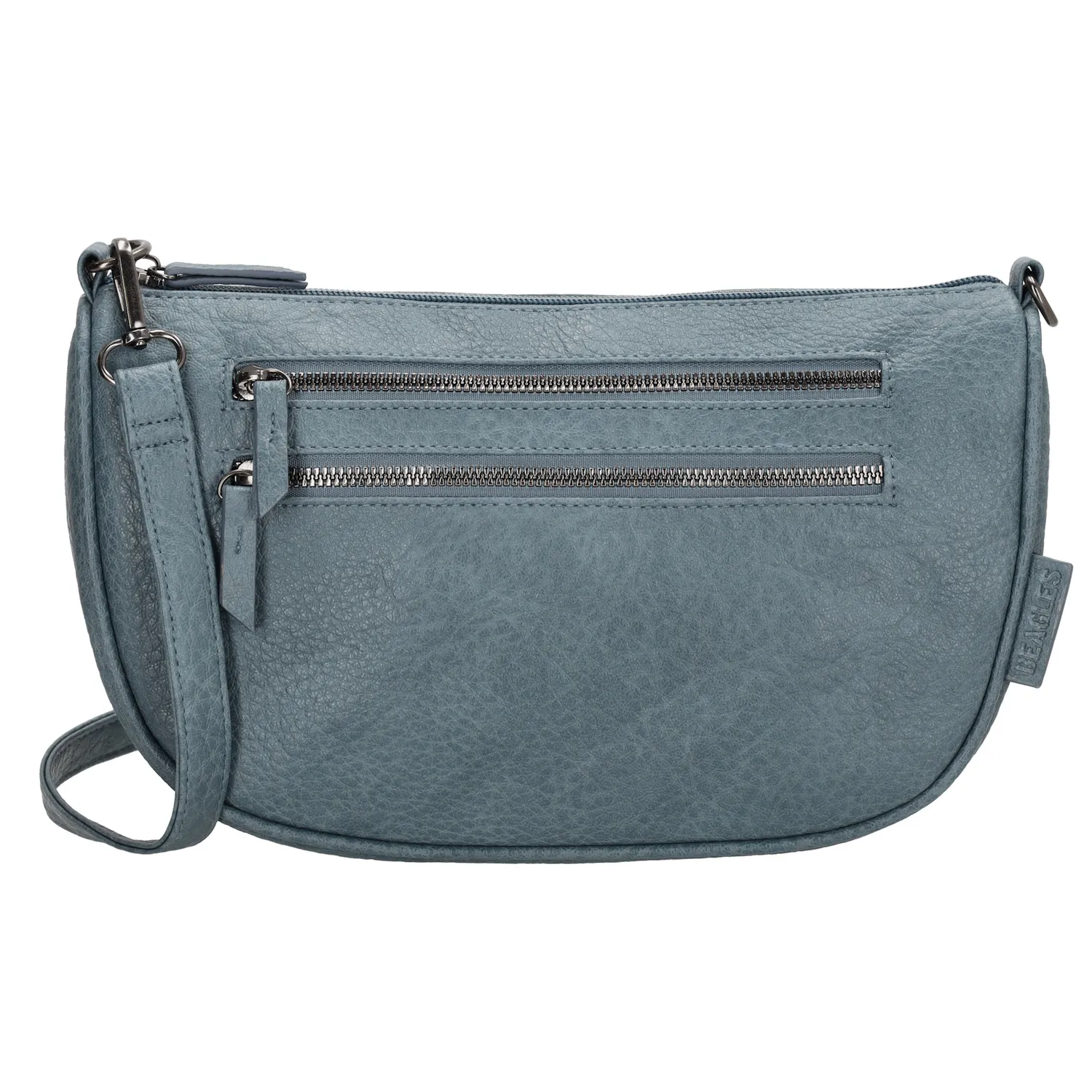 Deze schoudertas van Beagles onderscheidt zich van andere schoudertassen door zijn verfijnde design en praktische indeling. Met een verstelbare schouderband biedt de tas comfort en veelzijdigheid, waardoor deze perfect is dagelijks gebruik. Het hoofdvak sluit met een soepele ritssluiting, waar een telefoonvak en extra ritsvak inzit.

De Beagles Langreo schoudertas is een onmisbare metgezel voor de vrouw op zoek is naar een schoudertas met rits die zowel praktisch is als modieus. 

De eigenschappen van deze dames schoudertas zijn:

Hoofd- en voorvak met ritssluiting
Binnenvak met ritssluiting
Speciaal telefoonvak
Verstelbare schouderband
