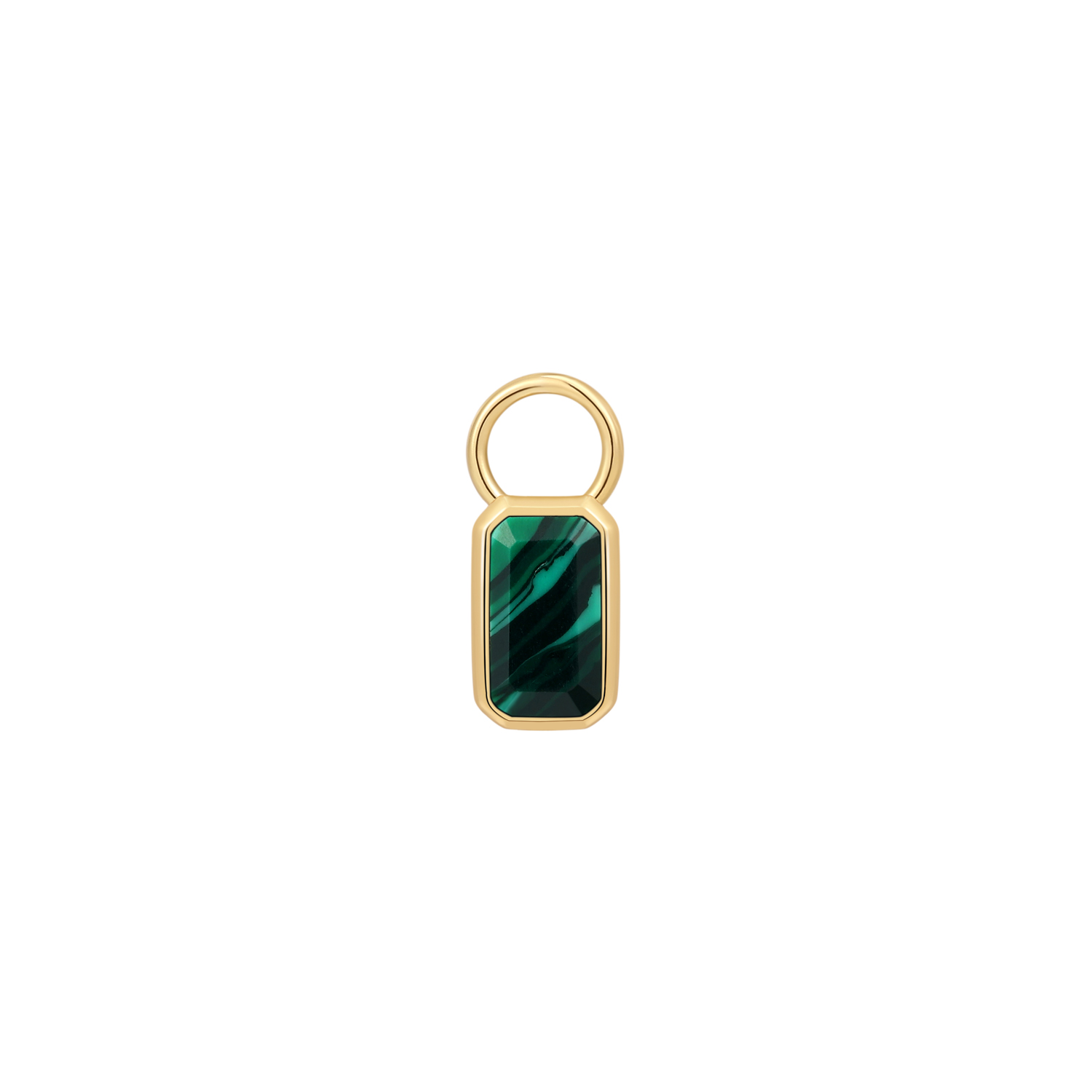 Productbeschrijving 
Geef je oorringen een upgrade met deze prachtige groene oorbedel. De bedel bevat een malaquite steen en is gemaakt van 925 sterling zilver met 14 karaat gouden plating. Schuif eenvoudig de bedel over je favoriete oorringen.

Het Merk
GeÃ¯nspireerd door de laatste fashion trends is Ania Haie het toonaangevende sieradenmerk voor hoogkwalitatieve maar ook betaalbare zilveren sieraden, zonder op de kwaliteit in te leveren. Iedere collectie is gebaseerd op de laatste catwalktrends, waardoor Ania Haie snel tot hÃ©t sieradenmerk voor stijlbewuste consumenten is verkozen. Elk sieraad wordt ontworpen om te combineren met andere sieraden waardoor je je eigen look kunt creÃ«ren. Maar ook zijn Ania Haie sieraden opvallend genoeg om op zichzelf te dragen.

How It All Started
Met een passie voor kwalitatieve sieraden met stijl Ã©n het besef dat de mode bewuste vrouw niet wil inleveren op kwaliteit is Ania Haie geboren. De Ania Haie oprichters zagen later dat de moderne vrouw van vandaag graag sieraden combineert en layered om haar individualiteit te omarmen, de kans werd aangegrepen en de droom werd werkelijkheid.

Volg ons ook op social media
Wil jij op de hoogte blijven van nieuwe collecties, toffe combinaties en de laatste sieraden trends? Hou ons dan ook in de gaten op social media. Daarnaast inspireren wij jou dagelijks met verschillende looks en mix & match combinaties! Deel gerust jouw eigen unieke Ania Haie look door de hashtag #aniahaiexme te gebruiken. Wie weet wordt jouw look gerepost op Ã©Ã©n van onze kanalen!
Je kunt ons volgen op Facebook en Instagram.