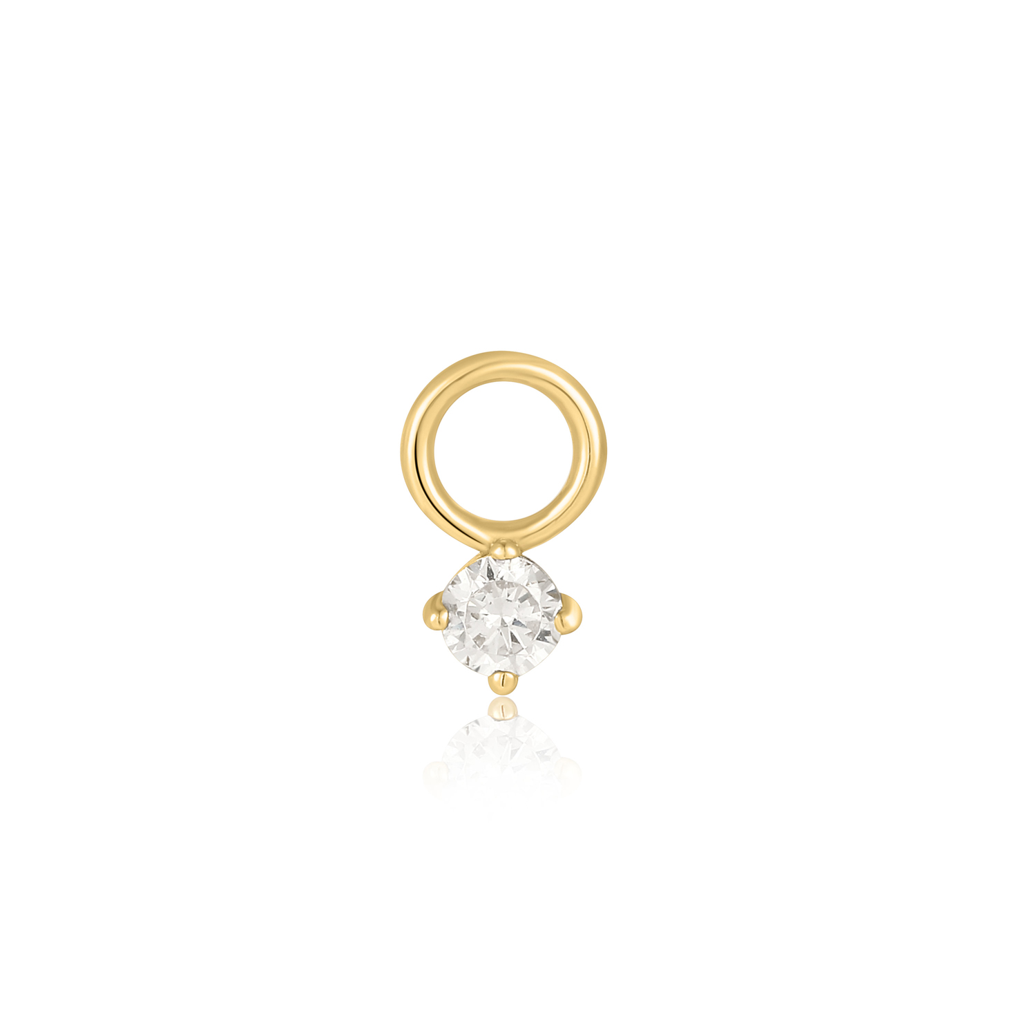 Laat je oorringen schitteren met deze prachtige goudkleurige oorbel charm. Afgewerkt met een fonkelende zirkonia steen en gemaakt van sterling zilver verguld met 14 karaat goud. Hang deze aan je favoriete oorringen om deze van eenvoudig naar subliem te transformeren.

HET MERK
GeÃ¯nspireerd door de laatste fashion trends is Ania Haie het toonaangevende sieradenmerk voor hoogkwalitatieve maar ook betaalbare zilveren sieraden, zonder op de kwaliteit in te leveren. Iedere collectie is gebaseerd op de laatste catwalktrends, waardoor Ania Haie snel tot hÃ©t sieradenmerk voor stijlbewuste consumenten is verkozen. Elk sieraad wordt ontworpen om te combineren met andere sieraden waardoor je je eigen look kunt creÃ«ren. Maar ook zijn Ania Haie sieraden opvallend genoeg om op zichzelf te dragen.

SPECIFICATIES
- Ania Haie
- Pop Charms 
- 925 zilver GP
- Sparkle
- AH EC052-01G