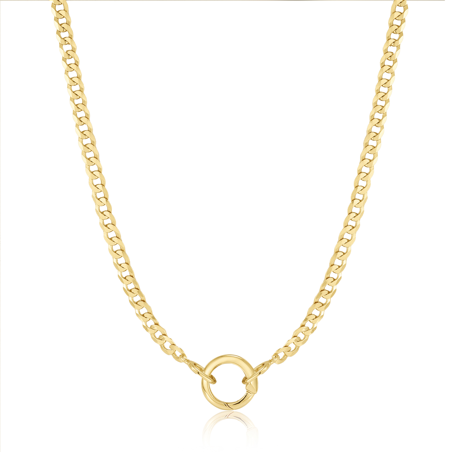 Deze Pop Charms schakelketting is gemaakt van sterling zilver verguld met 14 karaat goud. De ketting dient als de perfecte dikke ketting voor al je layered looks. Draag hem gewoon zoals hij is, of gebruik de cirkel om bedels uit de Pop Charms-collectie toe te voegen. Zo kun je bij elke draagbeurt een nieuwe look creÃ«ren.

HET MERK
GeÃ¯nspireerd door de laatste fashion trends is Ania Haie het toonaangevende sieradenmerk voor hoogkwalitatieve maar ook betaalbare zilveren sieraden, zonder op de kwaliteit in te leveren. Iedere collectie is gebaseerd op de laatste catwalktrends, waardoor Ania Haie snel tot hÃ©t sieradenmerk voor stijlbewuste consumenten is verkozen. Elk sieraad wordt ontworpen om te combineren met andere sieraden waardoor je je eigen look kunt creÃ«ren. Maar ook zijn Ania Haie sieraden opvallend genoeg om op zichzelf te dragen.

SPECIFICATIES
- Ania Haie
- Pop Charms Necklace
- 925 zilver GP
- Curb
- AH N052-02G