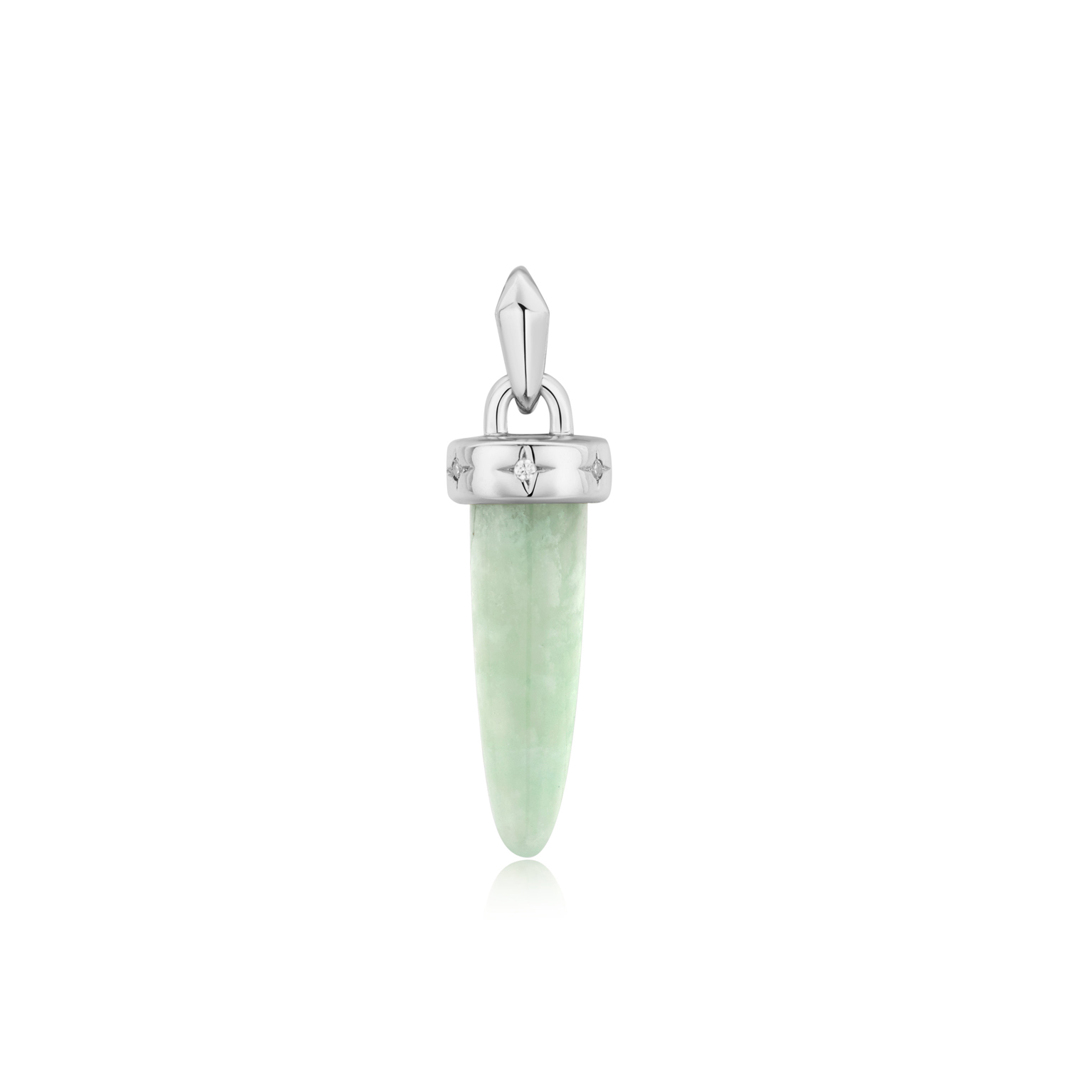 Voeg elegantie en eenvoud toe aan je ketting of armband met deze chique charm. De bedel bevat een prachtige groene amazoniet steen wat symbool staat voor geluk. De bedel is gemaakt van gerhodineerd sterling zilver en afgewerkt met kubieke zirkonia steentjes. 

HET MERK
GeÃ¯nspireerd door de laatste fashion trends is Ania Haie het toonaangevende sieradenmerk voor hoogkwalitatieve maar ook betaalbare zilveren sieraden, zonder op de kwaliteit in te leveren. Iedere collectie is gebaseerd op de laatste catwalktrends, waardoor Ania Haie snel tot hÃ©t sieradenmerk voor stijlbewuste consumenten is verkozen. Elk sieraad wordt ontworpen om te combineren met andere sieraden waardoor je je eigen look kunt creÃ«ren. Maar ook zijn Ania Haie sieraden opvallend genoeg om op zichzelf te dragen.

SPECIFICATIES
- Ania Haie
- Pop Charms
- 925 zilver 
- Amazonite
- AH NC055-08G