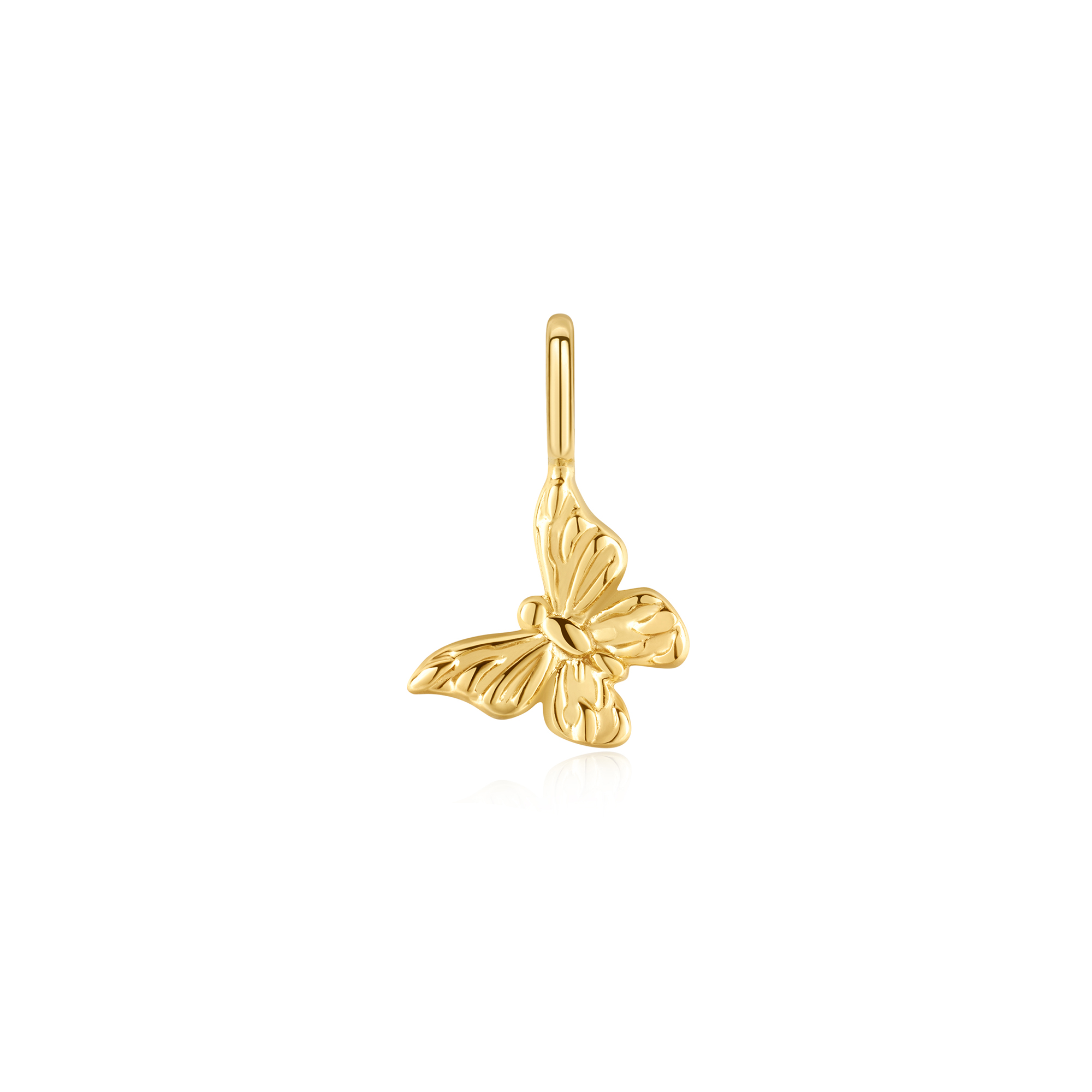 Je zult zeker verliefd worden op onze mini charm met vlinder. Verhoog je ketting met dit schattige sieraad en je kunt het gemakkelijk mixen en matchen met kettingen of armbanden voor een gelaagde look.

HET MERK
GeÃ¯nspireerd door de laatste fashion trends is Ania Haie het toonaangevende sieradenmerk voor hoogkwalitatieve maar ook betaalbare zilveren sieraden, zonder op de kwaliteit in te leveren. Iedere collectie is gebaseerd op de laatste catwalktrends, waardoor Ania Haie snel tot hÃ©t sieradenmerk voor stijlbewuste consumenten is verkozen. Elk sieraad wordt ontworpen om te combineren met andere sieraden waardoor je je eigen look kunt creÃ«ren. Maar ook zijn Ania Haie sieraden opvallend genoeg om op zichzelf te dragen.

SPECIFICATIES
- Ania Haie
- Bedel
- 925 zilver met gold/ rhodium plating
- AH NC060-13G