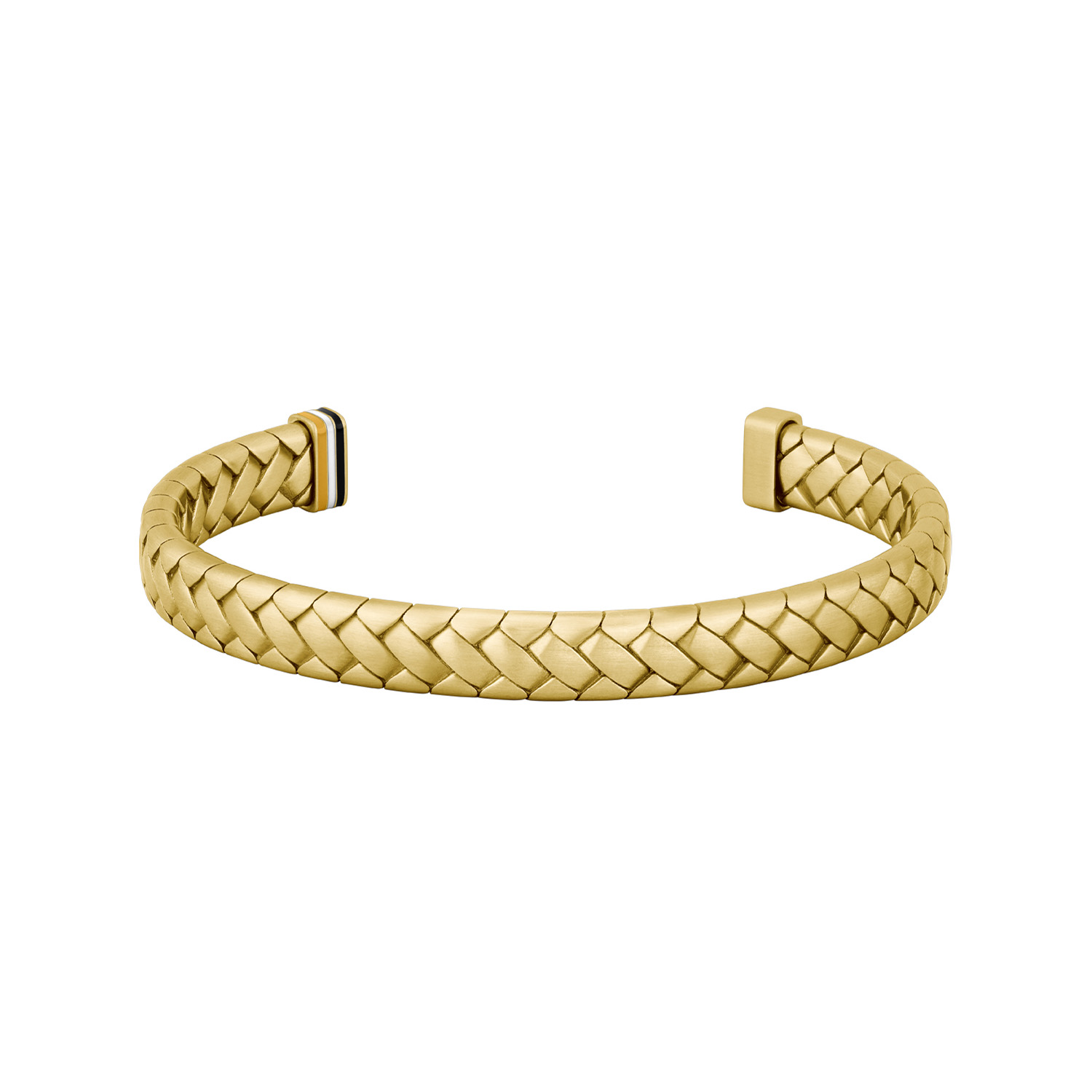 BOSS JEWELS HBJ1580672 TAILORED Mannen Open Bangle 
Deze armband van BOSS uit de TAILORED serie met artikelnr. HBJ1580672 is een stijlvol sieraad voor de echte BOSS klant. De stalen goudkleurige gevlochten open bangle kan iets gebogen worden zodat hij op meerdere maten pols te dragen is. De afmeting is 7 bij 6 en de breedte 8cm. Goed te combineren met de andere sieraden van BOSS. 

Het merk:
HUGO BOSS is afgestemd op levensstijlen waar het gaat om kwaliteit en precisie. Het wereldwijde fashionlabel is verdeeld in twee merken: BOSS en HUGO. Het merk BOSS biedt geavanceerde, moderne horloges gericht op kwaliteit en design om een onberispelijke look te creëren – of het nu zakelijk, casual of sportief is. Ontdek de nieuwe horlogecollectie die bewijst dat details echt het verschil maken.

Specificaties:
- Artikelnr: HBJ1580672
- Open Bangle
- Materiaal: Staal
- Goudkleurig
- Verstelbaar ong 19cm