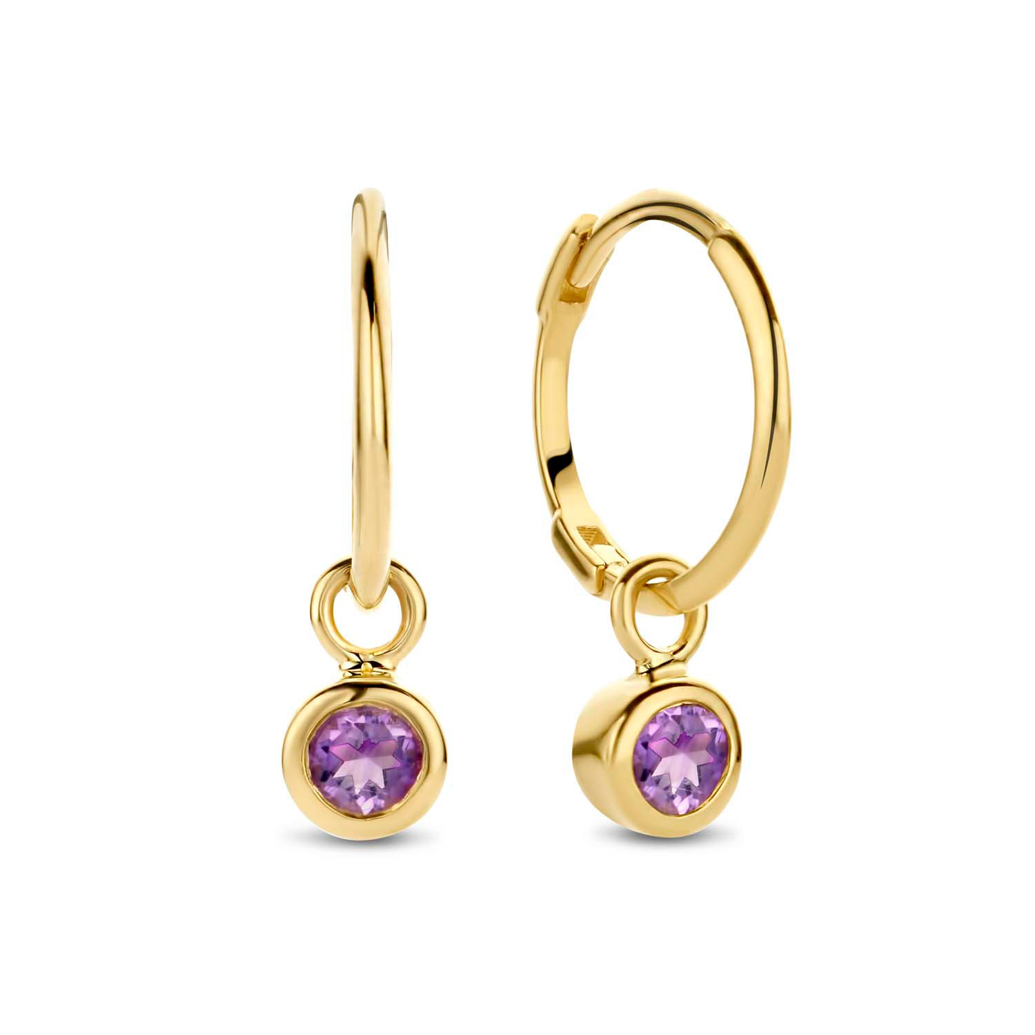 Amethyst Earrings
De Amethyst Earrings zijn gemaakt van 14K goud en bevatten een sprankelende amethist. Deze paarskleurige edelsteen staat bekend om haar beschermende en zuiverende werking. Een kleurrijke toevoeging aan jouw earparty!

Fijne 14 karaats sieraden, waarbij layering en stacking centraal staan: Jackie! Elk ontwerp is tijdloos en verfijnd, handgemaakt met echt vakmanschap. Voor de collectie van Jackie heb ik mij laten inspireren door vrouwen in de meest bruisende steden van de wereld. Voor sieraden is slechts één regel van toepassing: ‘more=more’. Creëer de mooiste combinaties! Drie colliers, twee armbanden en zes ringen aan één hand, zijn geen uitzondering.

Specificaties
- Oorringen
- Materiaal: 14 Karaat - Geelgoud - 585
- Diameter oorring: 10mm
- Artikelnummer: JKE21.006