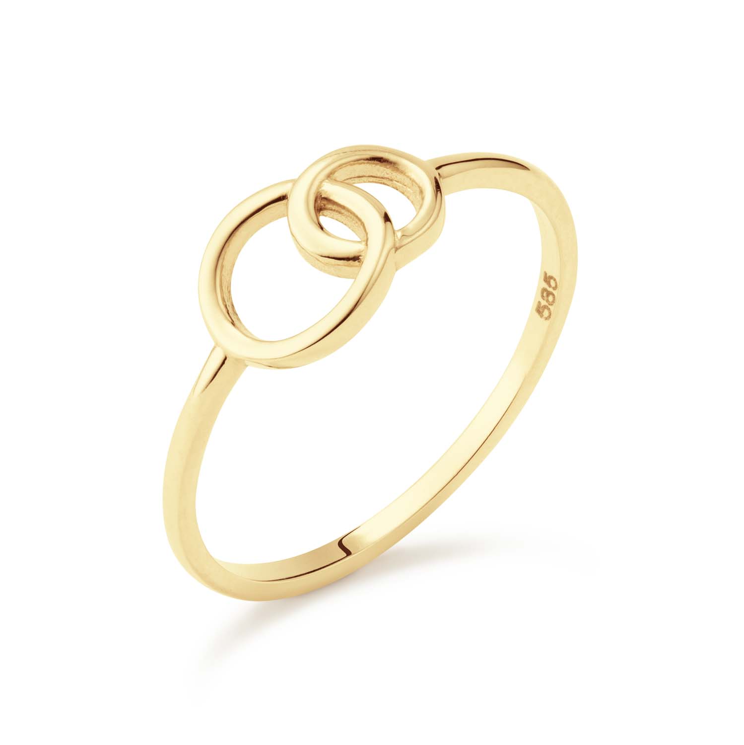 De Double Circle Ring is gemaakt van 14 karaat goud. De elegante ring is gekenmerkt met twee in elkaar gedraaide cirkels. Perfect om te combineren met andere ringen uit de Jackie collectie. Stack it!

Venetian Diary Als je aan een betoverende stad denkt, waar je kunt verdwalen in smalle straatjes en waar gondels je meenemen langs de mooiste gebouwen en architectuur. Waar op iedere hoek iemand spontaan in een serenade kan uitbarsten. Aan welke stad denk je dan? Juist, het Italiaanse Venetië. Mysterieus, betoverend en romantisch. Een stad met elegante grachten, prachtige pleinen en kleurrijke mensen. Een stad waar ik mijn hart aan heb verloren. 

Het merk
Jackie is hét 14 karaat gouden on trend sieradenmerk. De collecties zijn geïnspireerd op de reizen die ik maak, van stedentrips tot exotische oorden. Elk gouden sieraad is helemaal van nu, handgemaakt door Europese goudsmeden en vervaardigd van overwegend gerecycled goud met echte edelstenen en zoetwaterparels. Elke collectie is dan ook met veel liefde en passie samengesteld. Mijn Jackie sieraden zijn de perfecte finishing touch voor iedere outfit!

Specificaties
- Ring
- Materiaal: 14 Karaat - Geelgoud - 585
- Cirkels 7mm
- Maat 54