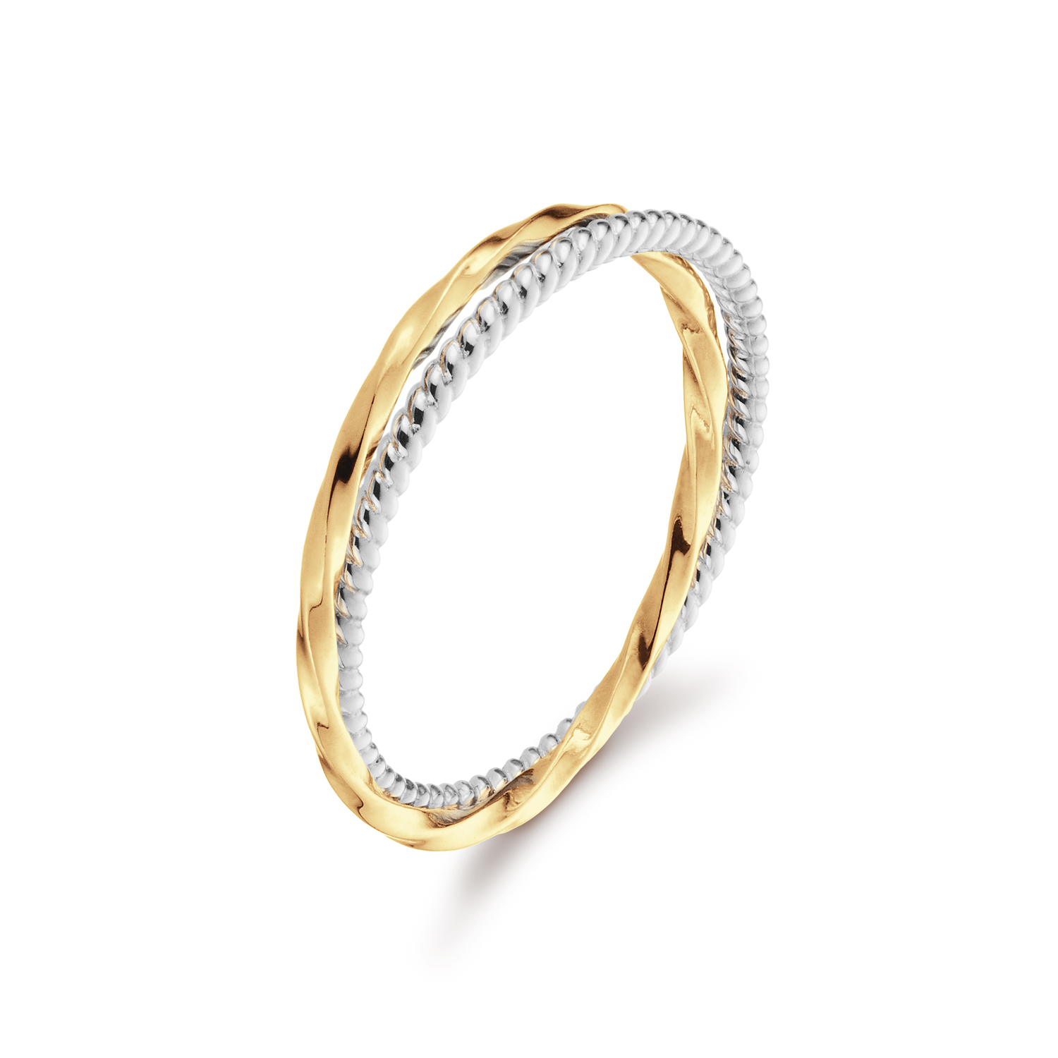 De Gondola ring bestaat uit een geelgouden ring en een witgouden ring. Een prachtige combinatie dat gezien wordt als eye-catcher! Combineer deze ring met andere ringen uit mijn collectie!

Venetian Diary Als je aan een betoverende stad denkt, waar je kunt verdwalen in smalle straatjes en waar gondels je meenemen langs de mooiste gebouwen en architectuur. Waar op iedere hoek iemand spontaan in een serenade kan uitbarsten. Aan welke stad denk je dan? Juist, het Italiaanse Venetië. Mysterieus, betoverend en romantisch. Een stad met elegante grachten, prachtige pleinen en kleurrijke mensen. Een stad waar ik mijn hart aan heb verloren. 

Het merk
Jackie is hét 14 karaat gouden on trend sieradenmerk. De collecties zijn geïnspireerd op de reizen die ik maak, van stedentrips tot exotische oorden. Elk gouden sieraad is helemaal van nu, handgemaakt door Europese goudsmeden en vervaardigd van overwegend gerecycled goud met echte edelstenen en zoetwaterparels. Elke collectie is dan ook met veel liefde en passie samengesteld. Mijn Jackie sieraden zijn de perfecte finishing touch voor iedere outfit!

Specificaties
- Ring
- Materiaal: 14 Karaat - Bicolor - 585
- 2 bands
- Maat 56