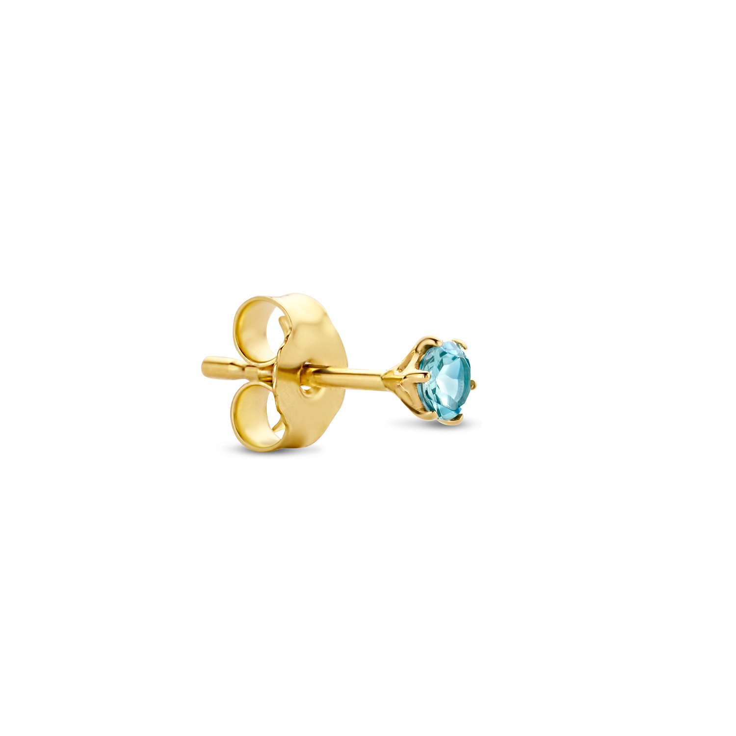 Topaz Single Stud
De Topaz Single Stud bevat een prachtige topaas. Er wordt gezegd dat de blauwkleurige uitvoering van de topaas de creativiteit stimuleert, ideaal!Een kleurrijke toevoeging aan je sieradencollectie.

Fijne 14 karaats sieraden, waarbij layering en stacking centraal staan: Jackie! Elk ontwerp is tijdloos en verfijnd, handgemaakt met echt vakmanschap. Voor de collectie van Jackie heb ik mij laten inspireren door vrouwen in de meest bruisende steden van de wereld. Voor sieraden is slechts één regel van toepassing: ‘more=more’. Creëer de mooiste combinaties! Drie colliers, twee armbanden en zes ringen aan één hand, zijn geen uitzondering.

Specificaties
- Enkele oorsteker
- Materiaal: 14 Karaat - Geelgoud - 585
- Afmeting: 3 x 3mm
- Artikelnummer: JKS20.008