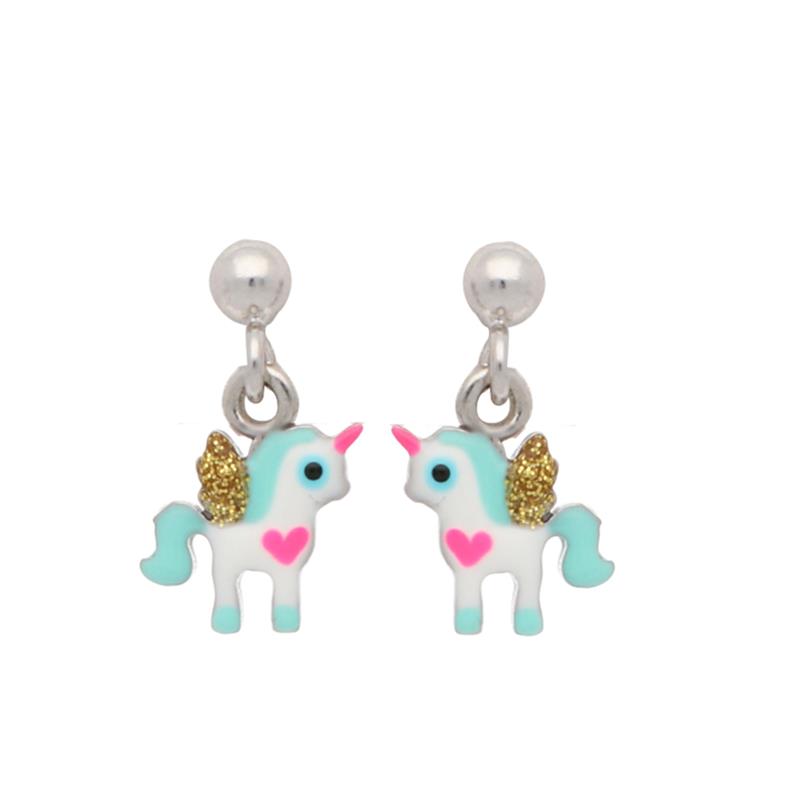 Je kunt lekker fantaseren en dromen over de eenhoorn! Deze eenhoorn van Lapetra heeft gouden vleugels, mooi he? De oorhangers zijn gemaakt van 925 sterling zilver en emaille. 

Lapetra kindersieraden
Lapetra is het nieuwste handgemaakte, zilver gerhodineerde sieradenmerk voor jonge meiden. De opvallende oorknopjes met unieke designs zijn voorzien van een schroefsluiting; deze draait stevig vast. Hierdoor verliezen ze de oorknopjes niet en kunnen ze deze zelfs comfortabel inhouden bij het slapen. Bij alle sieraden ontvang je een metalen blikje: een feestje om te geven én te krijgen!

Specificaties
  - LPOH0009
  - Oorhangers
  - 925 sterling zilver
  - Afmeting: 0,9 x 0,4 cm