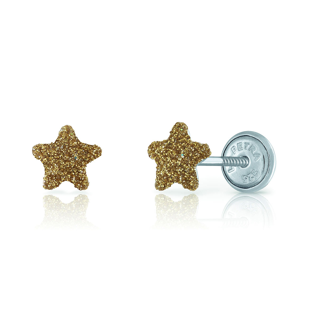 Oorknopjes - Ster - 925 sterling zilver - Schroefsluiting