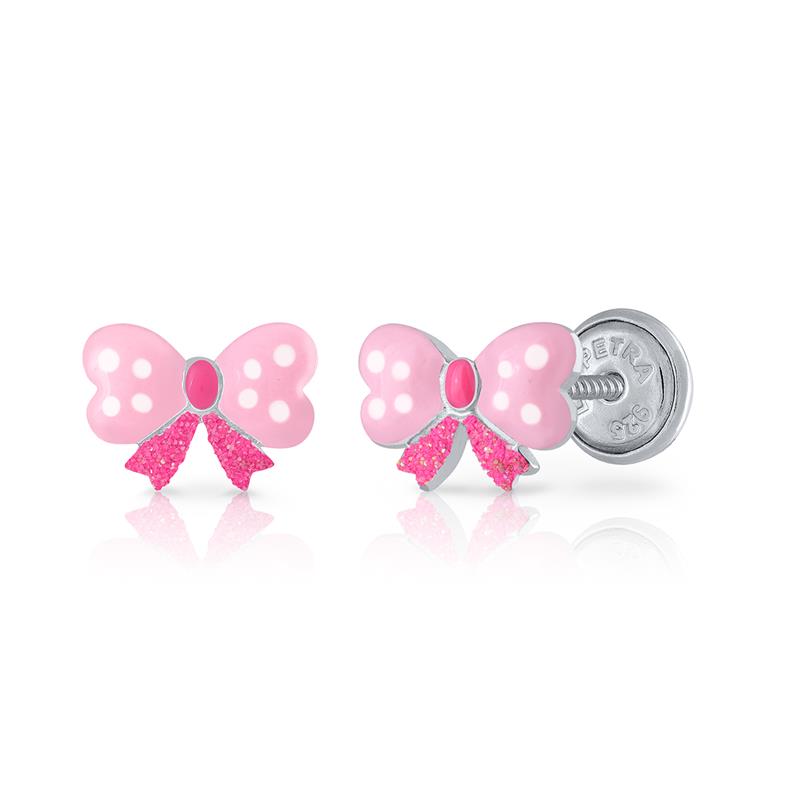 Deze oorknopjes met strikjes van Lapetra zijn super schattig! Ze zijn gemaakt van 925 sterling zilver en emaille. Door de handige schroefsluiting zijn de oorbellen comfortabel met dragen en verlies je ze niet. Stralen ze binnenkort in jouw oren?

Lapetra kindersieraden
Lapetra is het nieuwste handgemaakte, zilver gerhodineerde sieradenmerk voor jonge meiden. De opvallende oorknopjes met unieke designs zijn voorzien van een schroefsluiting; deze draait stevig vast. Hierdoor verliezen ze de oorknopjes niet en kunnen ze deze zelfs comfortabel inhouden bij het slapen. Bij alle sieraden ontvang je een metalen blikje: een feestje om te geven én te krijgen!

Specificaties
  - LPOS0121
  - Oorknopjes
  - 925 sterling zilver
  - Lengte: 0,5 x 0,8 cm