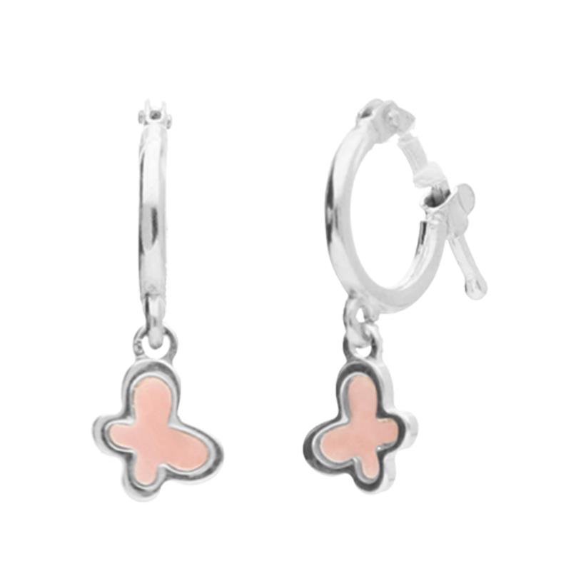 Lapetra LPPO0034 - Oorringen - Vlinder - 925 sterling zilver