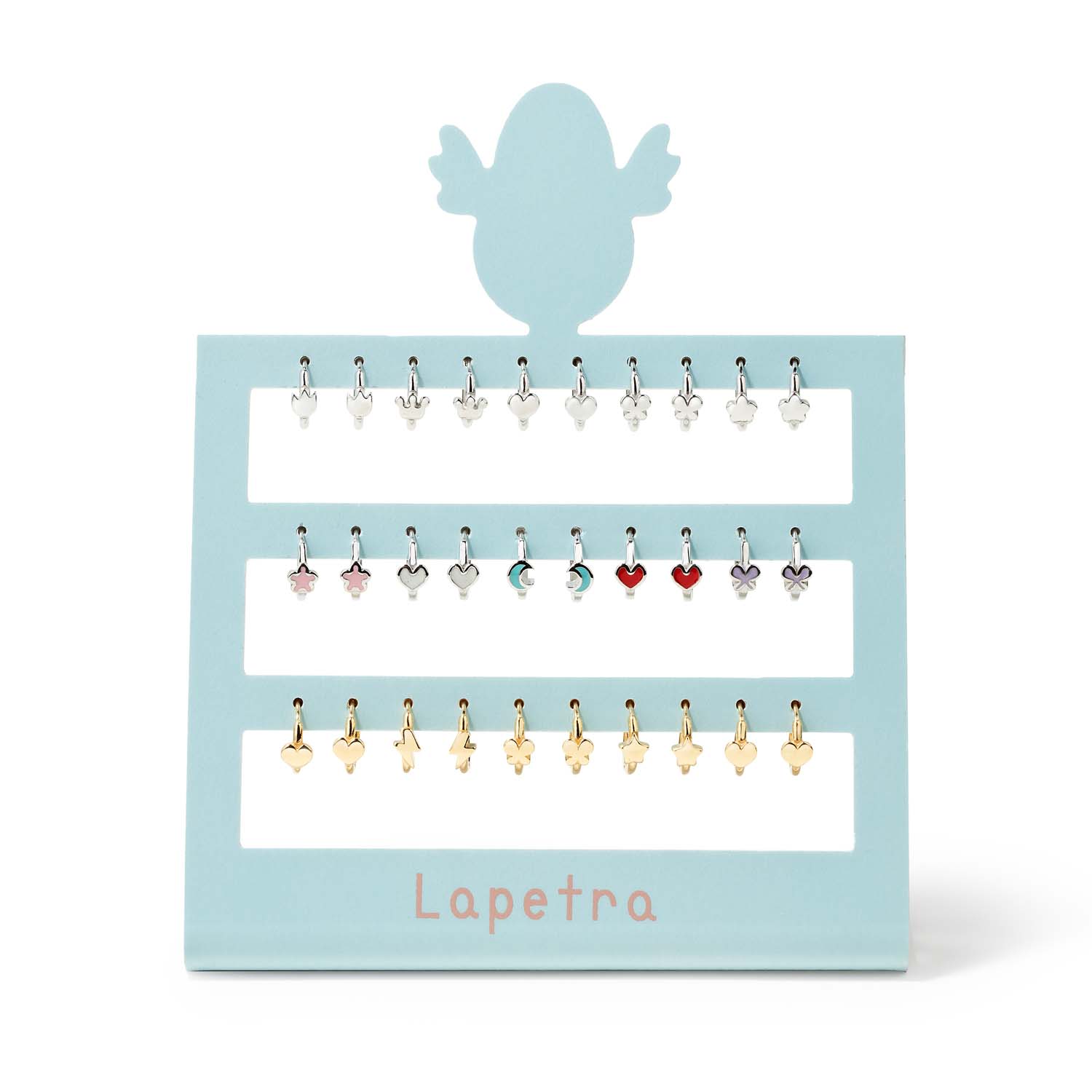 Dit zijn oorsieraden van het merk Lapetra uit de serie Complete Sets