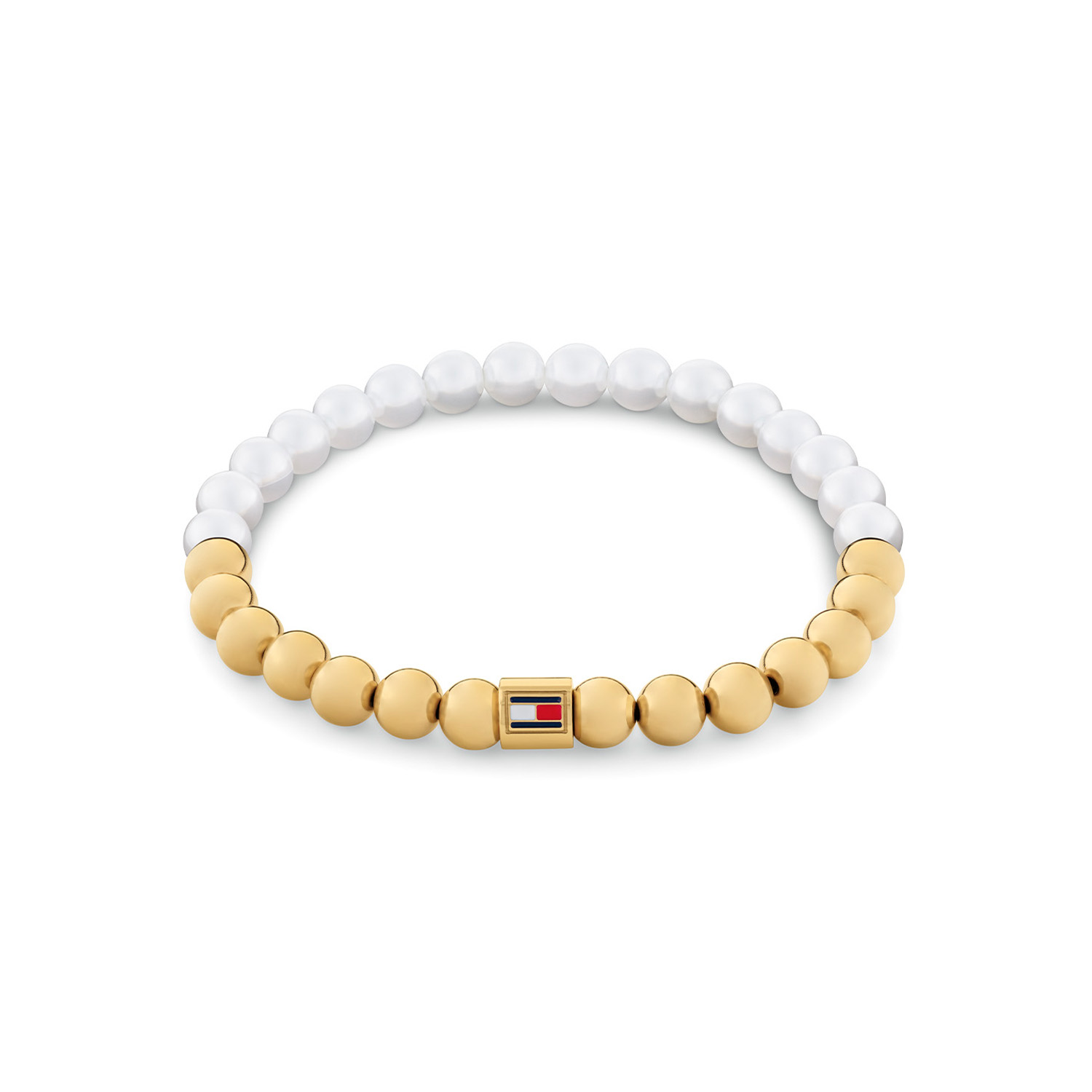 Tommy Hilfiger armband met synthetische parel en goldplated kralen
TJ2780962