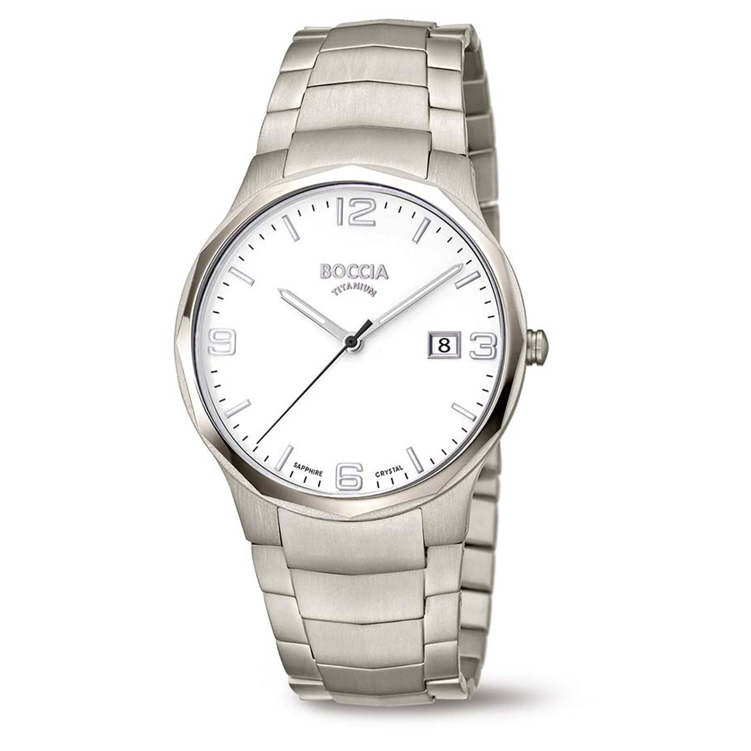 Op zoek naar een stijlvol horloge met een sportief design? Dan is de 3656-01 een uitstekende keuze! Het horloge is gemaakt van titanium en saffierglas. De waterdichtheid is 5ATM. Combineer dit prachtige exemplaar met de andere sieraden van Boccia Titanium voor een complete look.