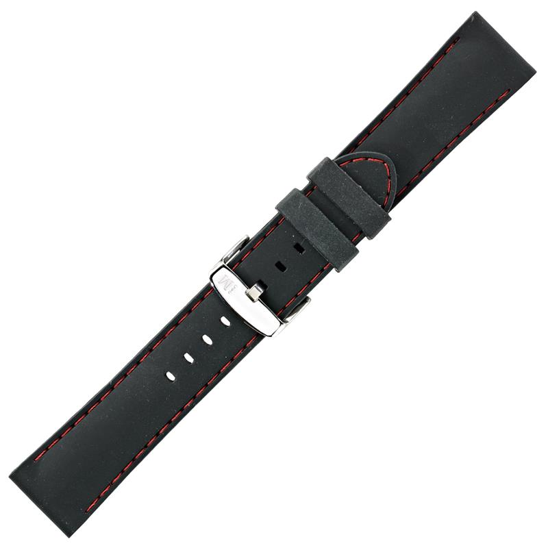 Dit Morellato Horlogeband Carezza silicone zwart rood 22mm heeft een comfortabele pasvorm en is gemaakt van hoogwaardig siliconen materiaal. Het bandje is zwart met rode details, waardoor het horloge een stoere uitstraling krijgt. De beste manier om het bandje te dragen is nauwsluitend om de pols, zodat het horloge comfortabel en veilig blijft zitten. Maak je outfit compleet met dit trendy horlogebandje.