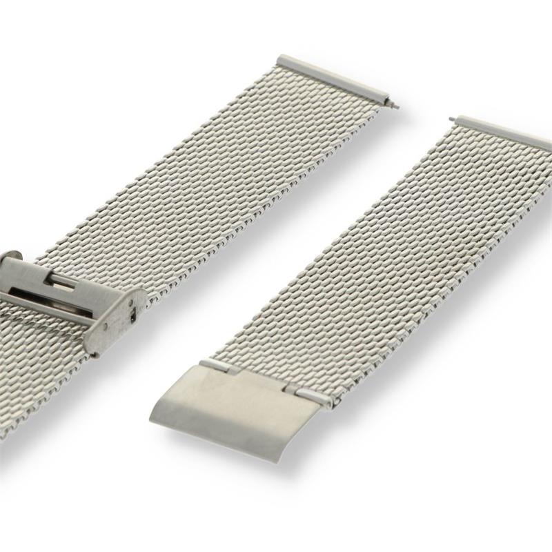 Dit is een zilverkleurige horlogeband van het merk Morellato uit de serie Metal