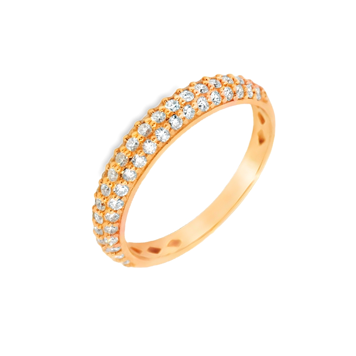 Deze verfijnde 14-karaat roségouden ring (1.97 gr) is het perfecte symbool van luxe en romantiek. Het zachte, warme rosegoud omhult de sprankelende diamant in het midden, waardoor een betoverende gloed ontstaat die het natuurlijke licht op een subtiele manier vangt. De diamant is zorgvuldig geplaatst om zijn schittering te accentueren, wat de ring een onweerstaanbare elegantie geeft.
Met zijn zachte, vrouwelijke uitstraling is deze roségouden ring ideaal voor zowel speciale gelegenheden als als dagelijkse luxe. Het elegante ontwerp maakt het een veelzijdig sieraad dat moeiteloos bij verschillende stijlen en outfits past.
Deze ring is een tijdloze keuze voor wie op zoek is naar een klassiek en toch eigentijds sieraad, met de perfecte balans tussen romantiek en glamour.
De ring is verkrijgbaar in meerdere afmetingen.