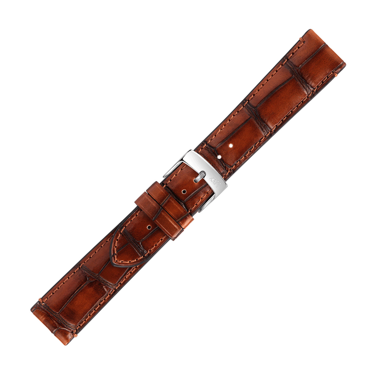 Deze Morellato Horlogeband Tiepolo is gemaakt van hoogwaardig alligator print kalfsleer in een stijlvolle bruine kleur. De band is 22mm breed en past op de meeste horloges. Draag hem met trots om je pols voor een chique en luxueuze uitstraling. Combineer hem met zowel formele als casual outfits voor een veelzijdige look. Makkelijk te bevestigen en comfortabel om te dragen.