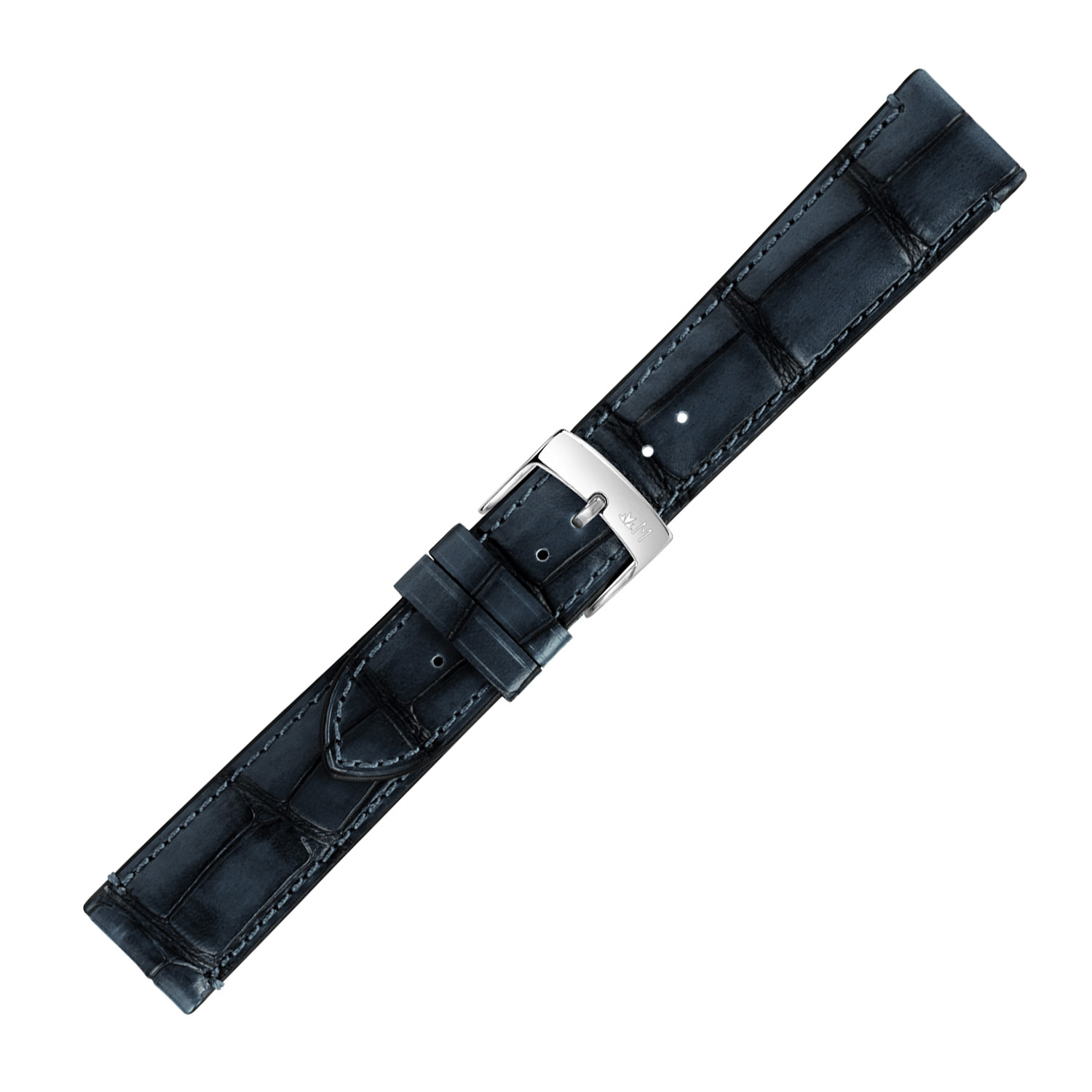 Dit Morellato Horlogebandje heeft een opvallende alligatorprint en is gemaakt van hoogwaardig blauw kalfsleer. Het bandje is 22 mm breed en heeft een klassieke uitstraling die perfect past bij zowel casual als formele gelegenheden. Draag het bandje met een elegant horloge voor een stijlvolle en tijdloze look. Maak je horloge compleet met deze prachtige band.