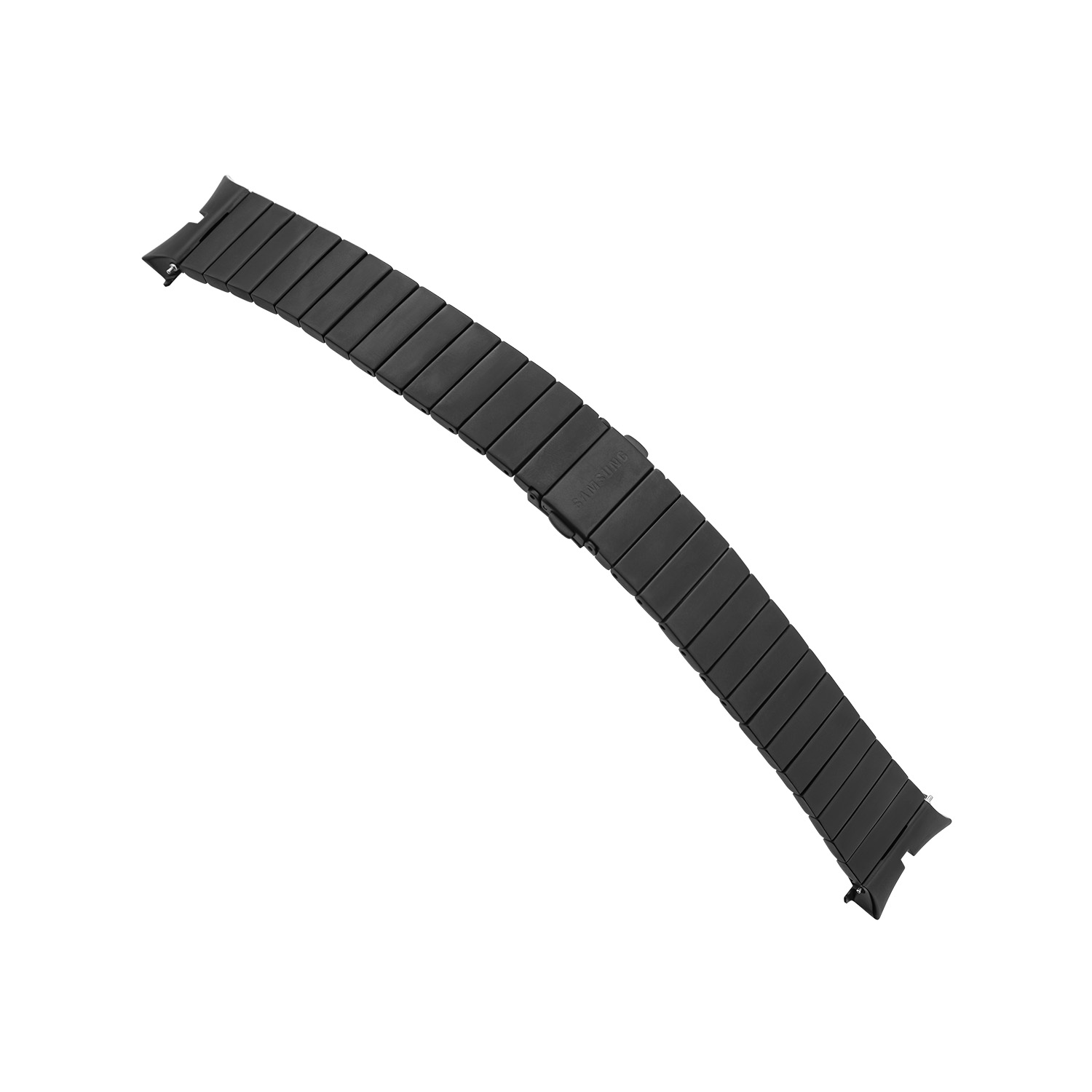 Samsung Galaxy Watch5 Bamboo band SAB.R910BB Zwart 44mm 
Deze officiële Samsung horlogeband komt uit de Special Edition collectie en speciaal ontworpen voor de Galaxy Watch5. De zwarte Bamboo schakel band kan gemakkelijk zelf worden bevestigd door de Easy Click Pushpin en heeft een aanzetmaat van 20mm. Deze band is geschikt voor de kast grootte van 44mm. De band is in lengte verstelbaar en heeft een vouwsluiting. De Galaxy Watch is stof- en spatwaterdicht en 5ATM gecertificeerd, waardoor er ook mee gezwommen kan worden.

Highlights:
- Stalen schakelband
- Kleur: Zwart
- Vouwsluiting
- Aanzet 20mm
- Easy click