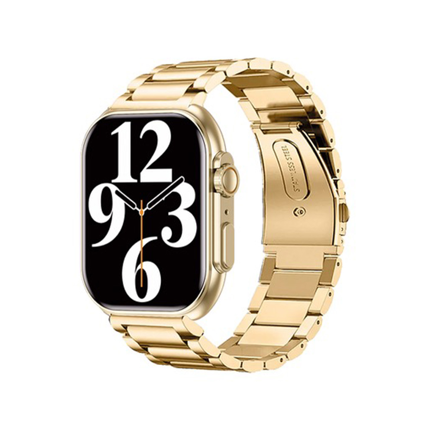 SMARTY2.0 SW068D03 Smartwatch Staal Staal Amoled 49x36mm
Dit Smarty Smartwatch horloge met nr: SW068D03 is een stap in de toekomst. De goudkleurige stalen kast heeft een gehard glas. Aan de kast zit een goudkleurige schakel band met een vouwsluiting. Het rechthoekige horloge heeft een afmeting van 46x36mm en is spatwaterdicht. Deze smartwatch is sportief, stijlvol, maar zeker gebruiksvriendelijk. Om door apps, berichten en tekst te bladeren hoeft je alleen maar op het glas te tikken of de knop te gebruiken. 

Merk:
SMARTY2.0
Smartwatches verbinden je met de wereld. 
SMARTY2.0 biedt een brede keuze aan vormen en functionaliteiten. Een ronde of rechthoekige smartwatch? Eentje voor de smalle pols? Een ladies watch of een kids watch?  SMARTY2.0 heeft het allemaal.
De keuze qua functionaliteiten is onuitputtelijk: bluetooth bellen, stappenteller, hartslag- en bloeddrukmeter,  14 verschillende sporttrackers, menstruatie en ovulatie herinneringen, ingebouwde GPS, vind mijn smartphone en heel veel meer. Maak je eigen keuze.
Iedere SMARTY werkt zowel met iOS als met Android en is moeiteloos via een QR-code te koppelen met iedere mobiele telefoon. Misschien wel dÃ© makkelijkste smartwatch voor iedereen.
SMARTY2.0 staat voor hoge kwaliteit in een betaalbaar prijssegment: â¬ 79 - â¬ 199.

Highlights:
- Geschikt voor Android iOS  
- De Smartwatch heeft Bluetooth call 
- Hoge batterij efficientie
- 24 uur hartritme meting
- Bevat smart music en mini games
- Door de verschillende meters en tellers is het mogelijk om onder andere de hartslag, stappen, snelheid, slaap, luchtdruk, stress, hoogte- en diepte te meten
- D.m.v. de ingebouwde GPS, is het mogelijk om offline te navigeren en achteraf je route terug te kijken (zonder dat de telefoon in de buurt is)
- Stof,- Waterdichtheid: IP68