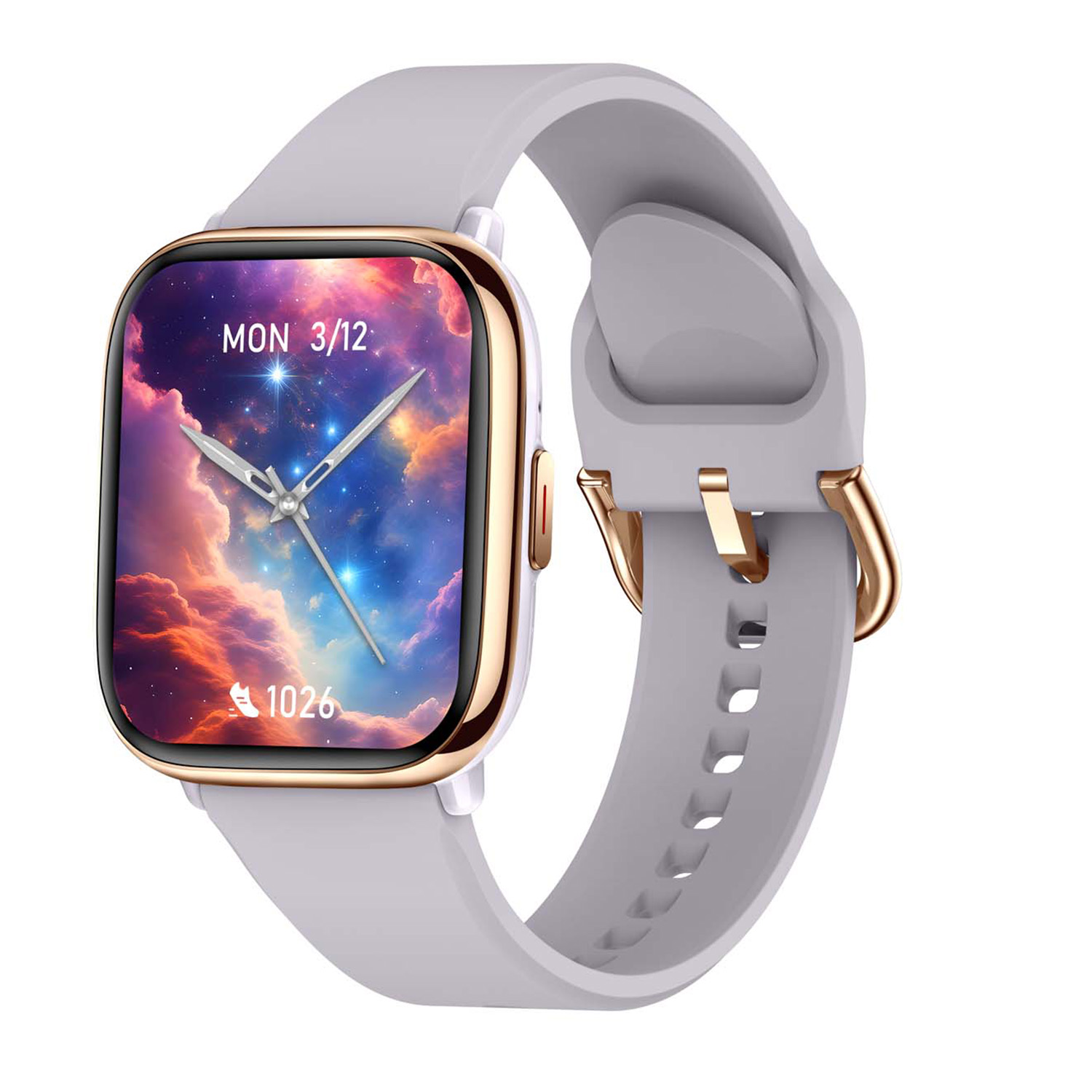 SMARTY2.0 SW081D Smartwatch Alloy Staal 40x35mm
Dit Smarty Smartwatch horloge met nr: SW081D is een stap in de toekomst. De rosékleurige kast is gemaakt van metaal met een gehard glas. Aan de kast zit een lila siliconen band met een gespsluiting. Het rechthoekige horloge heeft een afmeting van 40x35mm en is spatwaterdicht. Een mooi tussenmaatje voor alle polsen geschikt. Deze smartwatch is sportief, stijlvol, maar zeker gebruiksvriendelijk. Om door apps, berichten en tekst te bladeren hoeft je alleen maar op het glas te tikken of de knop te gebruiken. 

Merk:
SMARTY2.0
Smartwatches verbinden je met de wereld. 
SMARTY2.0 biedt een brede keuze aan vormen en functionaliteiten. Een ronde of rechthoekige smartwatch? Eentje voor de smalle pols? Een ladies watch of een kids watch?  SMARTY2.0 heeft het allemaal.
De keuze qua functionaliteiten is onuitputtelijk: bluetooth bellen, stappenteller, hartslag- en bloeddrukmeter,  meerdere verschillende sporttrackers, menstruatie en ovulatie herinneringen, ingebouwde GPS, vind mijn smartphone en heel veel meer. Maak je eigen keuze.
Iedere SMARTY werkt zowel met iOS als met Android en is moeiteloos via een QR-code te koppelen met iedere mobiele telefoon. Misschien wel dé makkelijkste smartwatch voor iedereen.
SMARTY2.0 staat voor hoge kwaliteit in een betaalbaar prijssegment: € 79 - € 199.

Highlights:
- Geschikt voor Android en iOS  
- De Smartwatch heeft Bluetooth call 
- Hoge batterij efficientie
- 24 uur hartritme meting
- Bevat smart music 
- Door de verschillende meters en tellers is het mogelijk om onder andere de hartslag, stappen, snelheid, slaap, luchtdruk, stress, hoogte- en diepte te meten
- D.m.v. de ingebouwde GPS, is het mogelijk om offline te navigeren en achteraf je route terug te kijken (zonder dat de telefoon in de buurt is)
- Stof,- Waterdichtheid: IP68