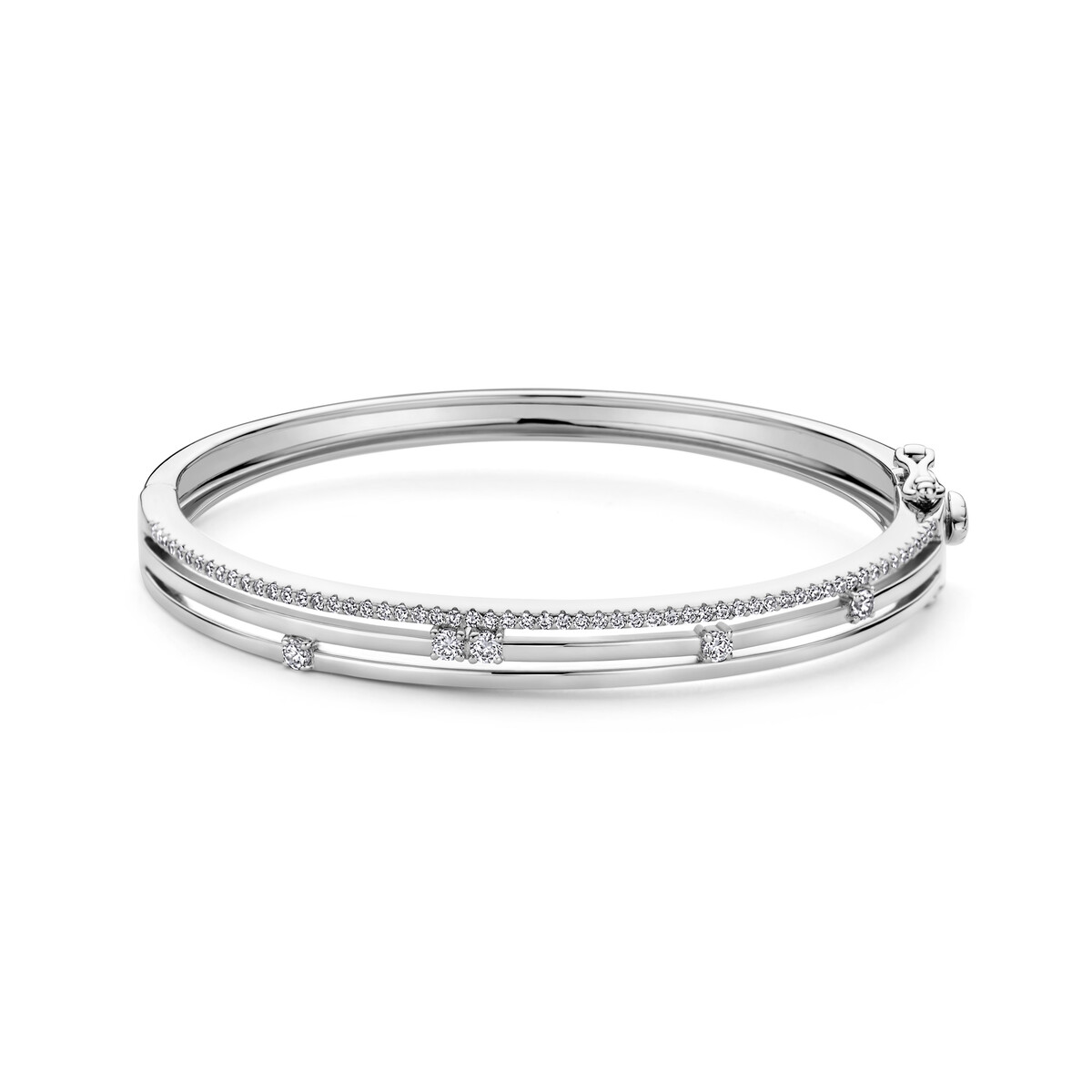 zilveren armband met zirkoon