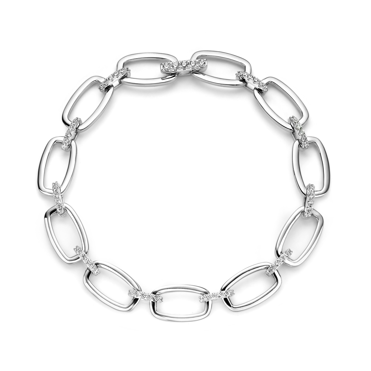 zilveren armband met zirkoon