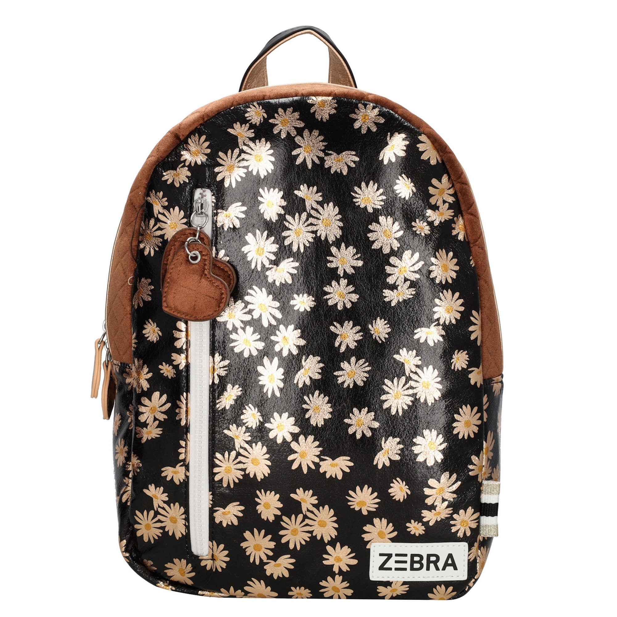 Een velvet tas, hoe tof is dat! De bruine en zwarte kleur in combinatie met de roze bloemetjes geven de tas een leuke look. Een leuk detail zijn de hartjes aan de rits op de voorzijde van de tas én de schouderbanden in dezelfde bloemetjesprint als op de voorzijde van de tas. De tas sluit door middel van een blokrits met dubbele sluiting. Binnen in de tas bevinden zich 2 insteekvakken en achterop de tas bevindt zich nog een naamlabel om persoonlijke gegevens op de schrijven, handig voor in geval van nood. Scoor jij deze leukerd?



De eigenschappen van deze rugzak zijn:  

Hoofdvak met ritssluiting 
Achtervak met ritssluiting
Twee insteekvakken 
Enkel handvat 