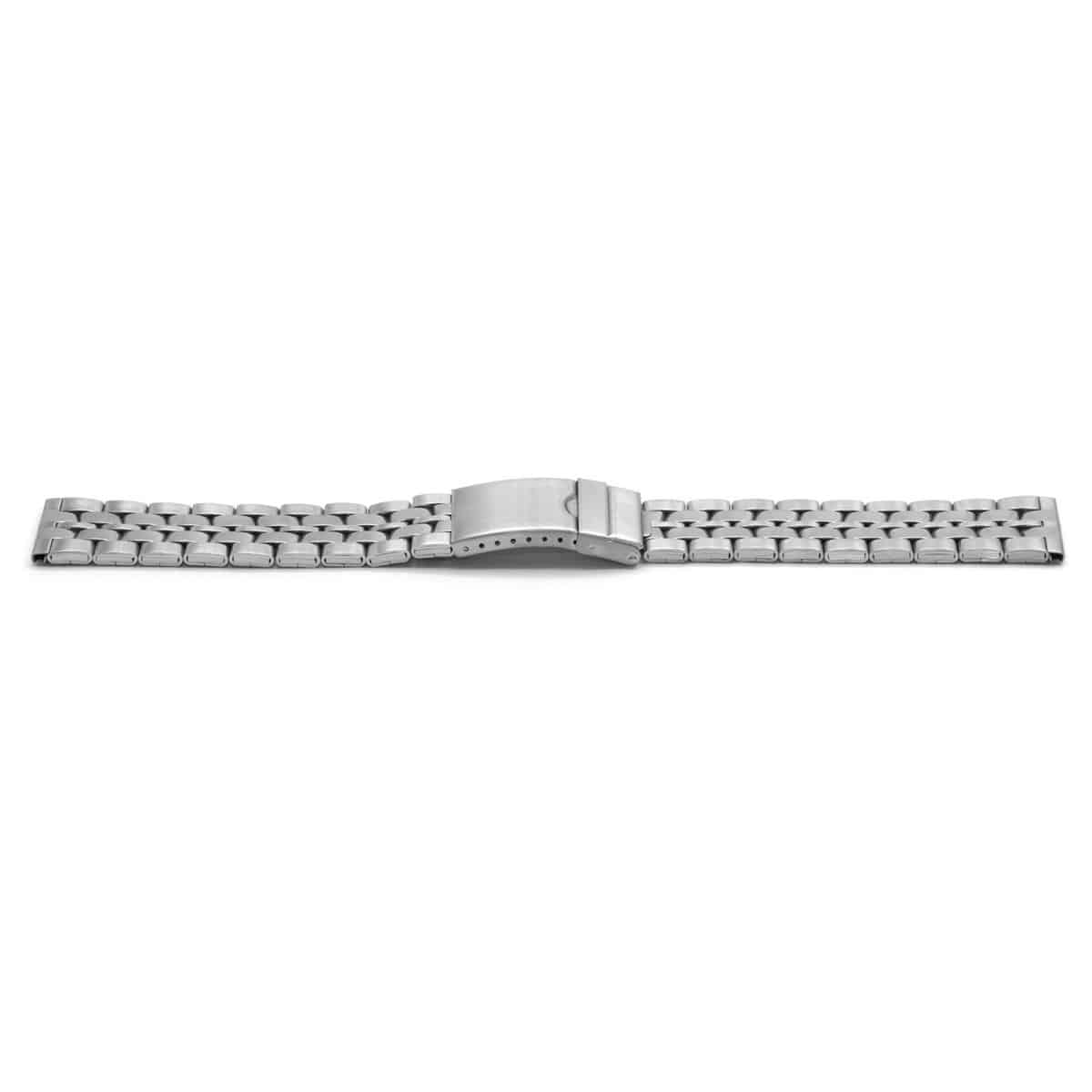 Horlogeband all stainless steel met klepsluiting.
Kleur band: Grijs/metaal
Band dikte: 3.3 mm
Band lengte: 190mm
Band breedte: 18 mm
Gesp: Edelstalen klepsluting
Bekleding binnenband: NVT
Gestikt: NVT
Pushpin: Exclusief
NFC Chip: Nee
EAN: 4780286307180