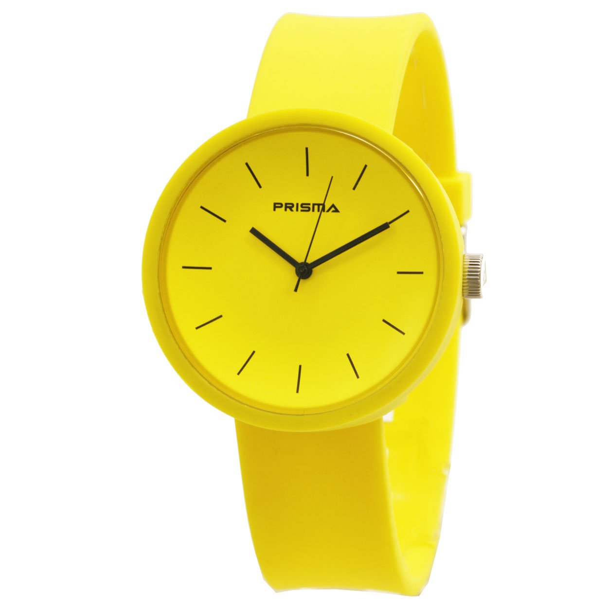 Prisma horloge P.1249 dames/heren kunststof 

Algemeen
Geslacht: dames/heren
Model: P.1249

Voordelen
- band plastic/silicone geel
- wijzerplaat geel met zwarte streepjes
- spat waterdicht: handenwassen, regen
- quartz
- maat kast 42mm (breedte) 9mm (dikte)
