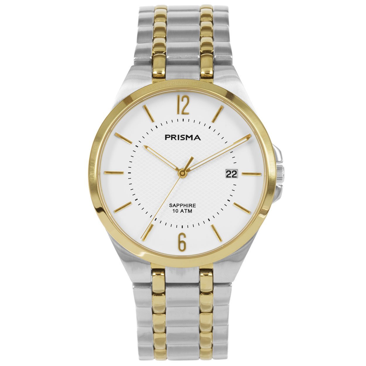 Prisma horloge P1267 heren titanium saffierglas 10 ATM 

Algemeen
Geslacht: heren
Model: P.1267

Voordelen
- band titanium zilver/goud (bicolor)
- wijzerplaat wit met gouden streepjes
- geschikt voor mensen met een allergie
- draagcomfortdoor licht gewicht
- boven gem. waterdicht: zwemmen/duiken
- glas is zeer krasvast
- ook voor brede pols (max. 229,33 mm)
- quartz
- maat kast 39,17mm (breedte) 8,77mm (dikte)

