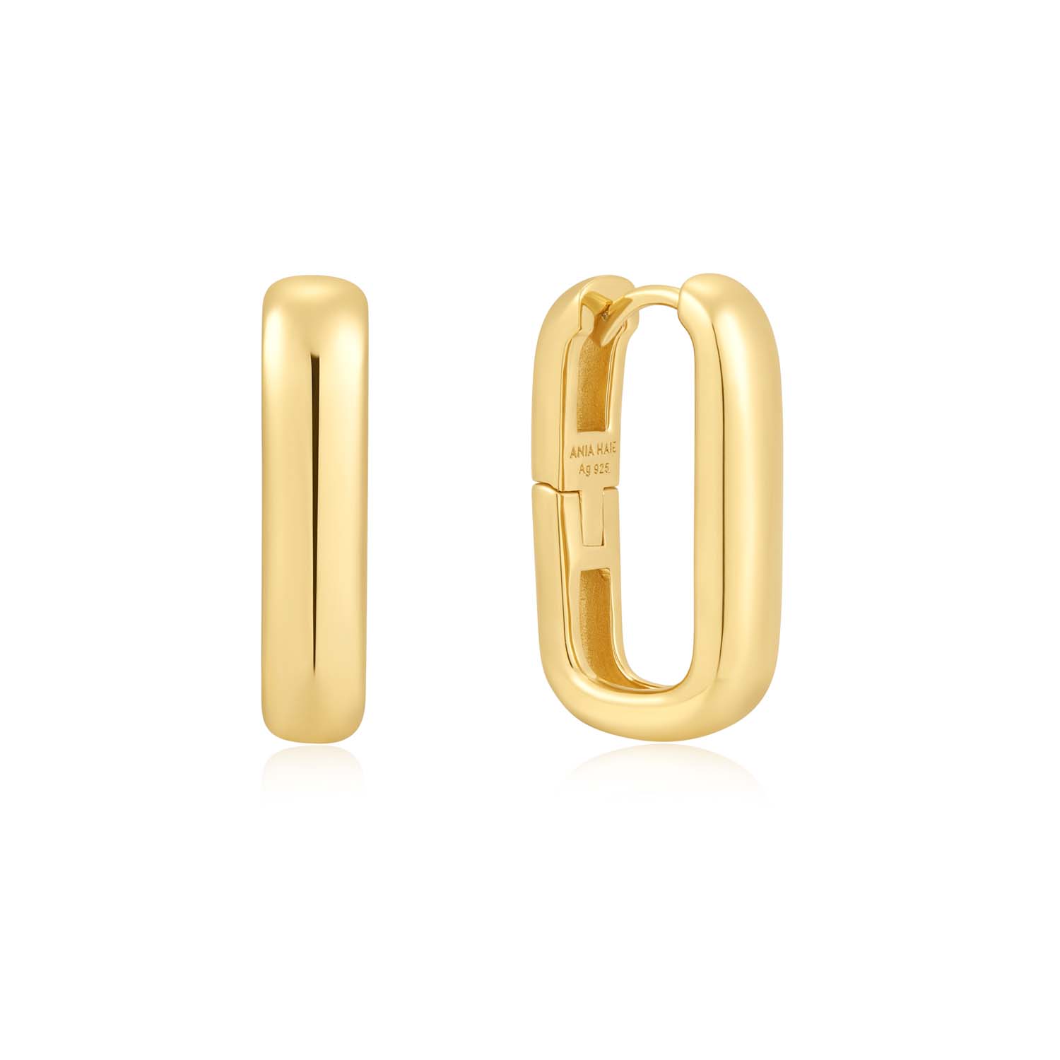 Maak van onze 14kt vergulde oorhangers je must-haves voor het nieuwe seizoen. Met een eigentijds ovaal silhouet zorgen deze oorbellen ervoor dat je ze elke dag kunt dragen. Stapel hem op met andere oorbellen of draag hem alleen, je zult zeker je dagelijkse outfits opwaarderen.

HET MERK
Geïnspireerd door de laatste fashion trends is Ania Haie het toonaangevende sieradenmerk voor hoogkwalitatieve maar ook betaalbare zilveren sieraden, zonder op de kwaliteit in te leveren. Iedere collectie is gebaseerd op de laatste catwalktrends, waardoor Ania Haie snel tot hét sieradenmerk voor stijlbewuste consumenten is verkozen. Elk sieraad wordt ontworpen om te combineren met andere sieraden waardoor je je eigen look kunt creëren. Maar ook zijn Ania Haie sieraden opvallend genoeg om op zichzelf te dragen.

SPECIFICATIES
- Ania Haie
- Oorbellen
- 925 zilver met gold/ rhodium plating
- Lengte 22mm
- AH E058-08G
