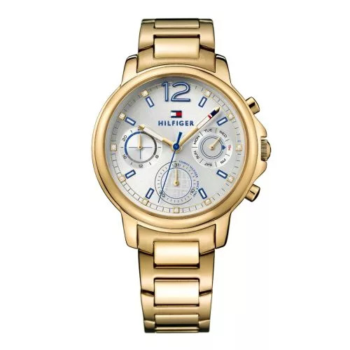 De Tommy Hilfiger Claudia Watch 1781742, een stijlvolle POLSHORLOGE, biedt een strakke, eigentijdse look voor dagelijks gebruik. Deze POLSHORLOGE combineert elegantie met functionaliteit. Draag het op een klassieke manier om uw pols voor een tijdloze uitstraling. Perfect voor zowel formele als casual gelegenheden, deze horloge is een veelzijdige aanvulling op elke garderobe.