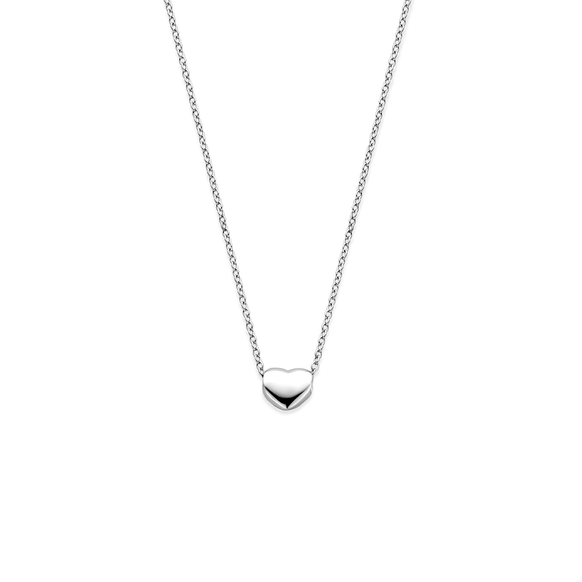 Het product "Collier zilver | klein hartje | 1.3 mm | 41 + 4 cm" is een verfijnde zilveren ketting met een klein hartje, perfect als cadeau of voor dagelijks gebruik. Draag deze elegante ketting afzonderlijk voor een subtiele look, of combineer met andere sieraden voor een gelaagd effect. 