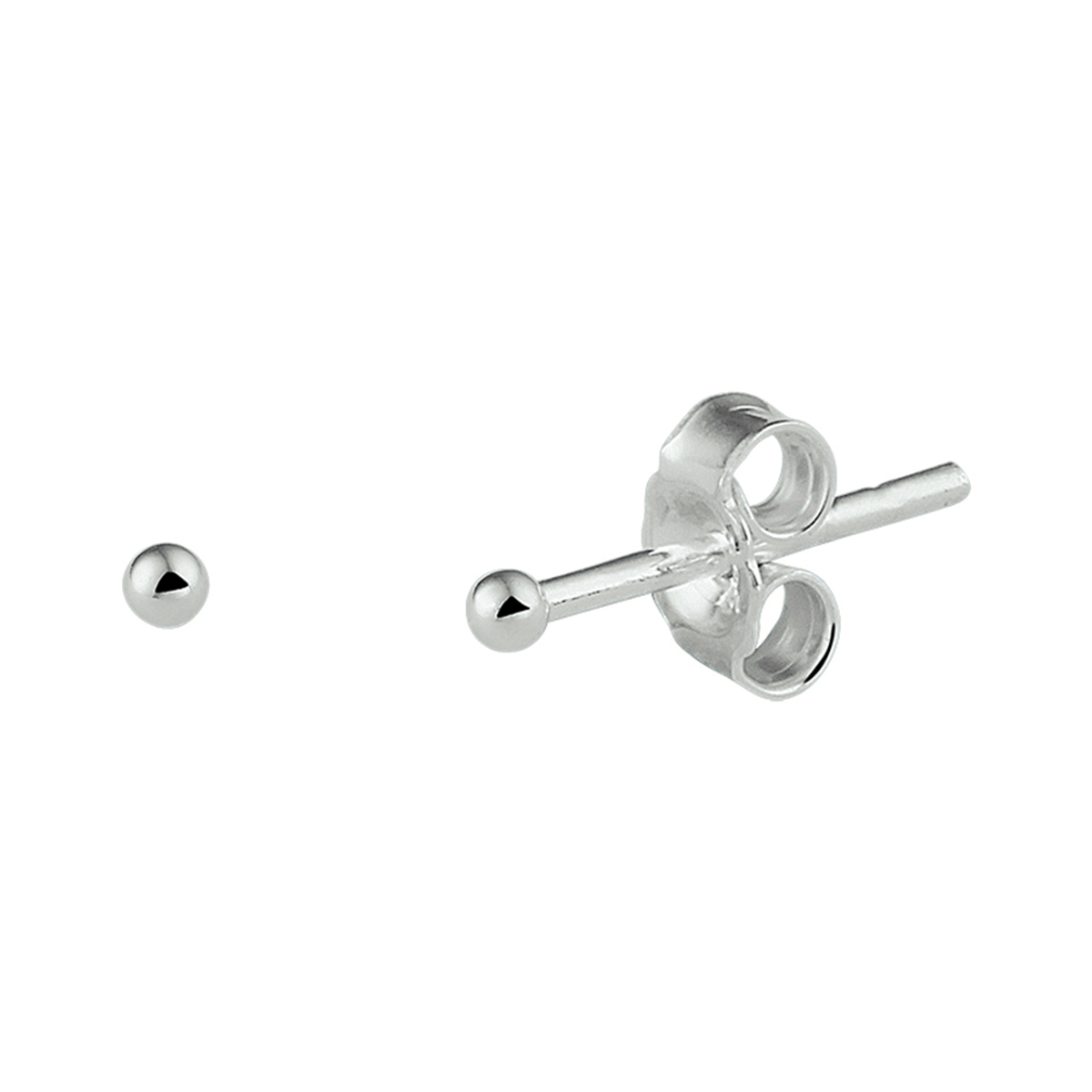 Zilveren oorknoppen met een bol.

Gender: dames
Breedte: 2 mm
Hoogte: 2 mm