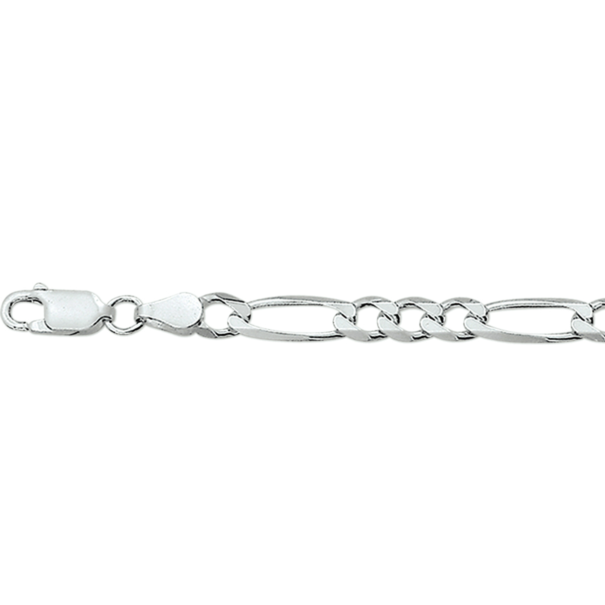 Beschrijving: Zilveren collier met figaro schakel.
Uniekenummer serie: 29088
Verpakt per: 1
Doelgroep: heren
Breedte: 4.5 mm
Langste lengte: 60 mm