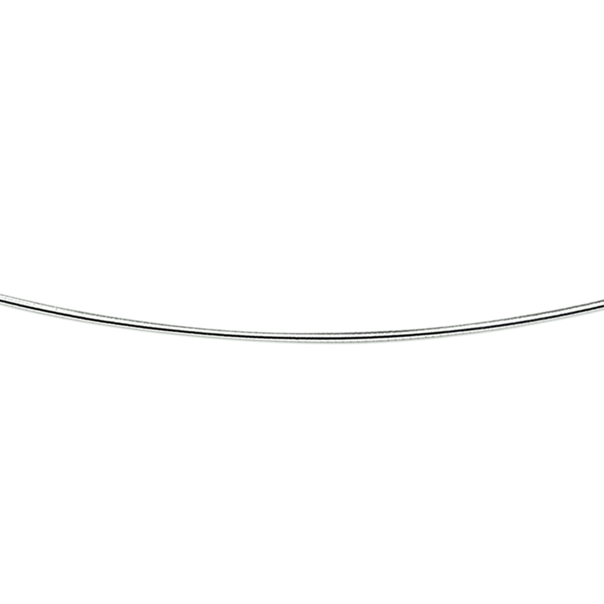 Collier omega rond 1,0 mm
