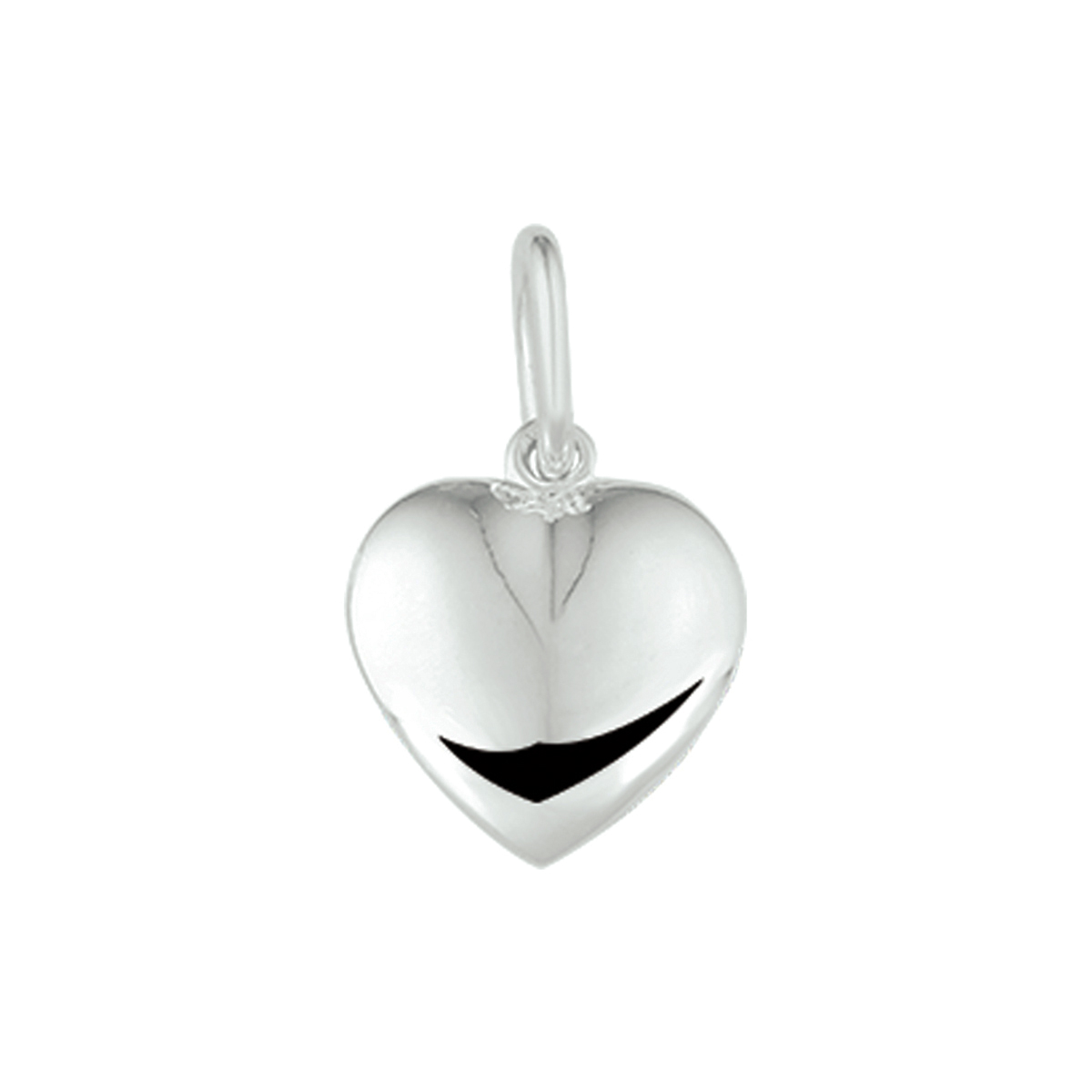 Beschrijving: Zilveren hanger met een massief hart. 
Uniekenummer serie: 27692
Doelgroep: dames
Breedte: 10 mm
Hoogte: 10 mm