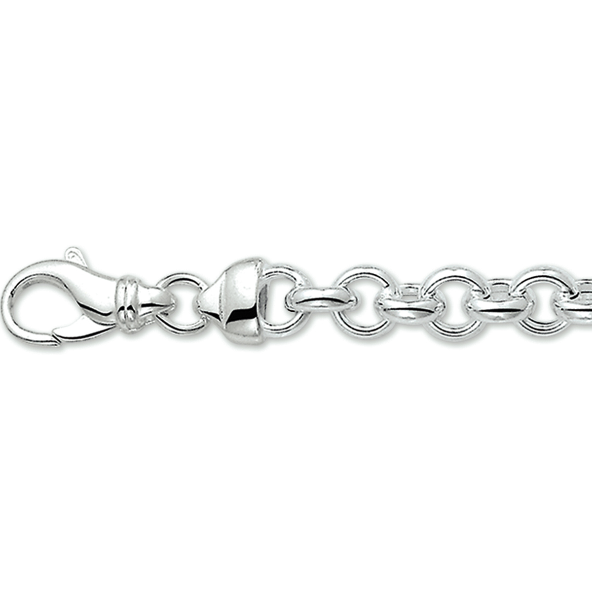 Zilveren Armband jasseron 6,5 mm /19 cm | 1321693