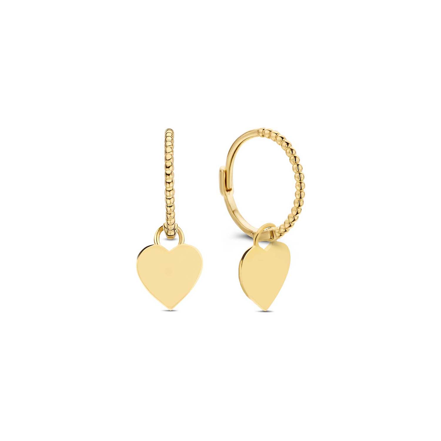 Jackie Corazón Hoops Love is in the air met deze 14K gouden Corazón Hoops! Heb je de bijpassende ring en armband al gezien? Combineer ze met elkaar voor een trendy look! In Love With Barcelona Zon, stand, tapas, sangria en kunst. Sí, Barcelona! Jackie heeft tijdens haar reis naar Spanje inspiratie opgedaan in de wereldstad Barcelona. De Gaudí huizen, de kunstwerken in het gekleurde Parc Güell en natuurlijk de adembenemende Sagrada Família: elke plek was nog mooier dan zij zich had voorgesteld. Deze stad heeft een plekje in Jackie’s hart veroverd. Ontdek nu de nieuwe 14 karaat gouden sieradencollectie ‘In Love With Barcelona’. Specificaties - Oorringen - Materiaal: 14 Karaat - Geelgoud - 585 - Diameter: 11mm - Artikelnummer: JKE23.314